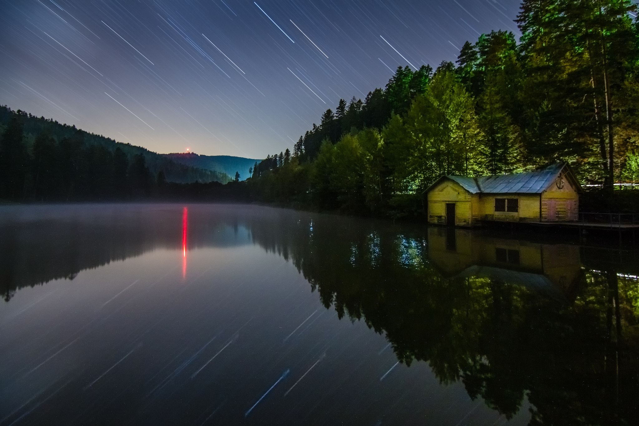 Tokina AT-X Pro 12-24mm F4 (IF) DX sample photo. Night at lake uhorna photography
