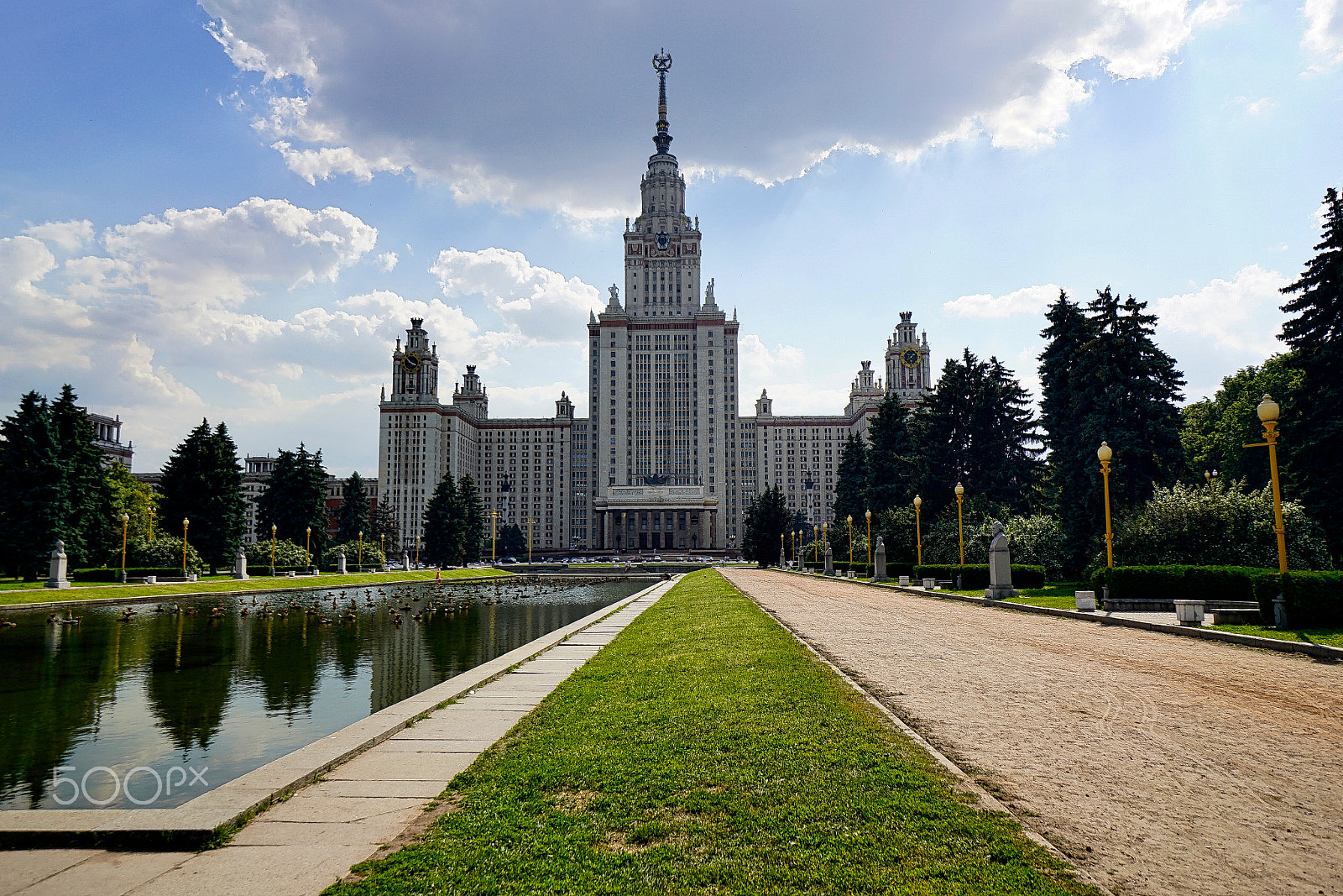 Sony a7R II sample photo. Moscow state university_russia photography