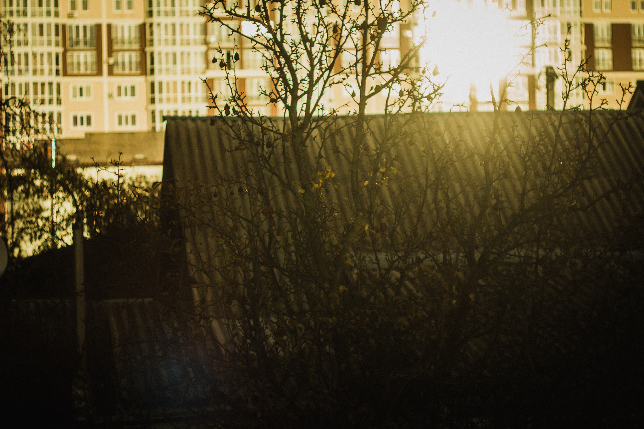 Canon EF 35-80mm f/4-5.6 sample photo. Rainy sunset photography