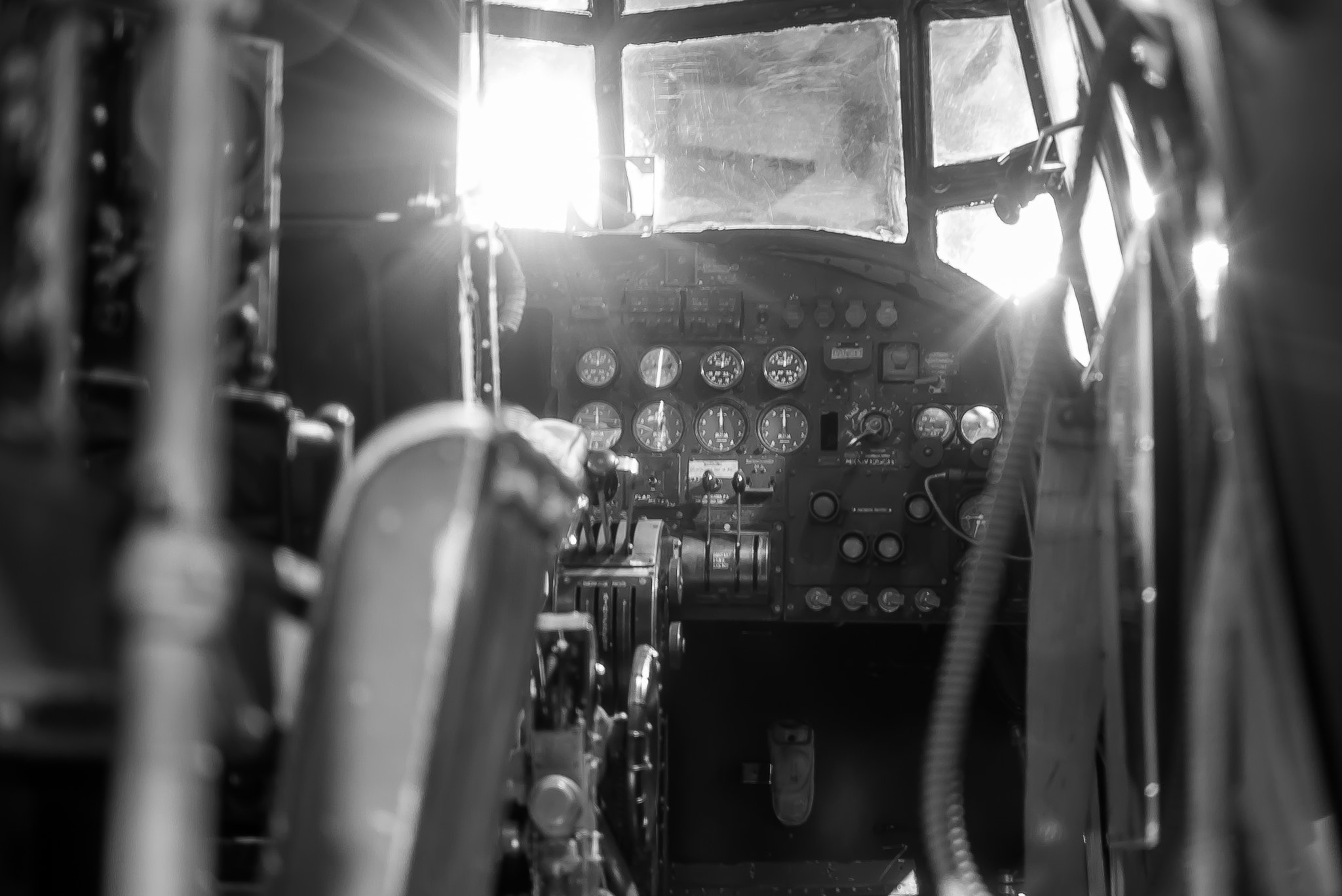 Leica APO-Summicron-M 50mm F2 ASPH sample photo. Lancaster cockpit photography