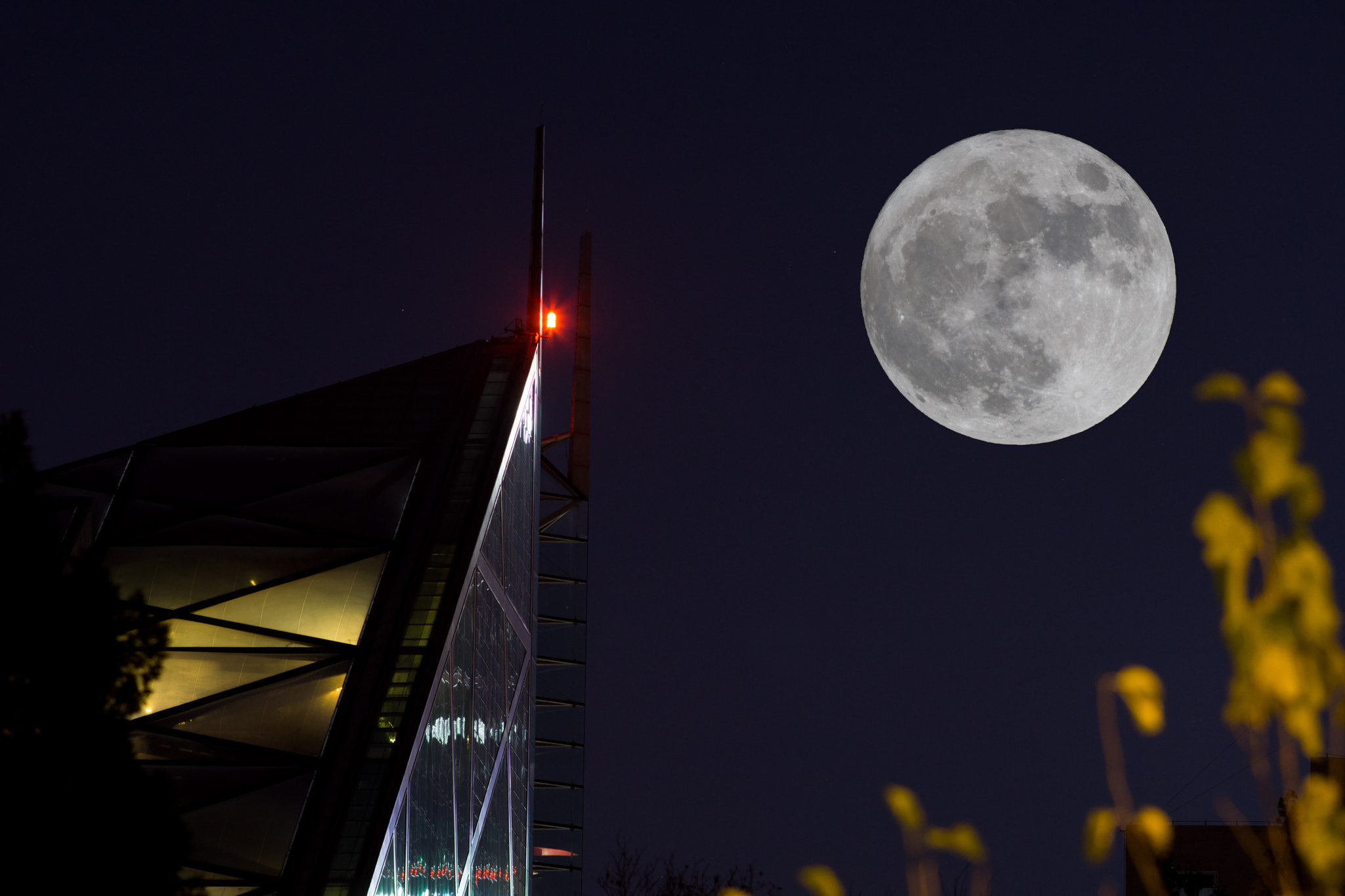 Sony DT 50mm F1.8 SAM sample photo. Supermoon in 北京 photography