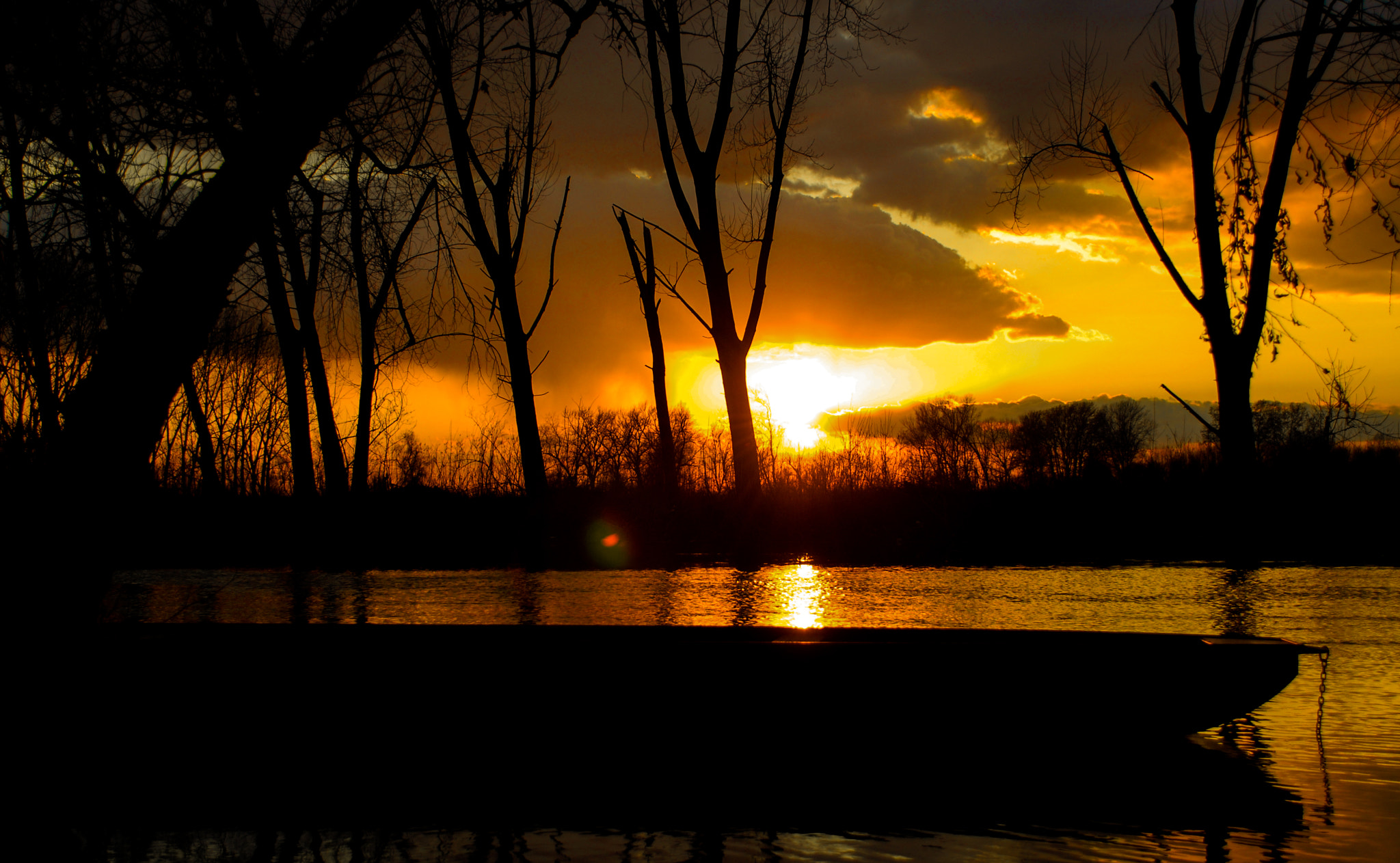 Nikon D200 sample photo. Sunset photography