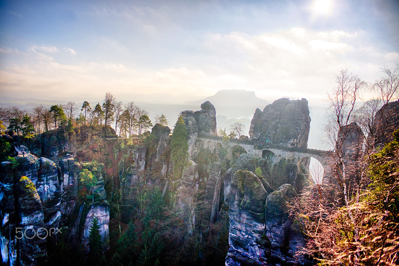 Nikon D800 sample photo. The bastei photography