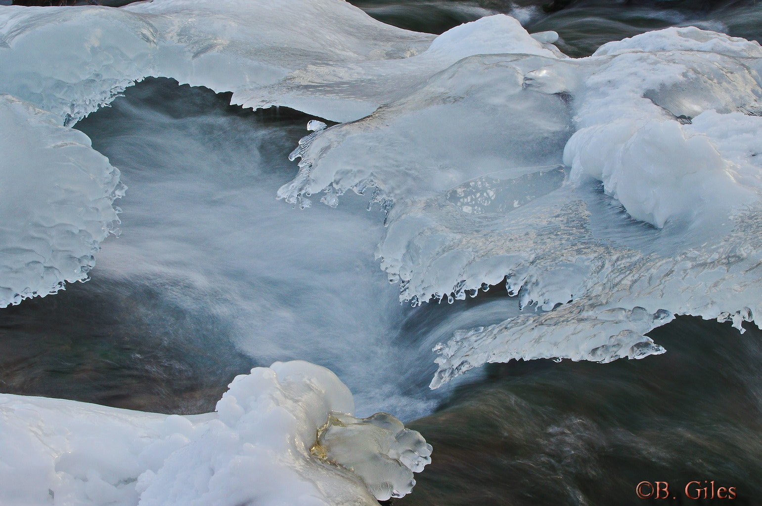 Pentax K-3 sample photo. Water to ice photography