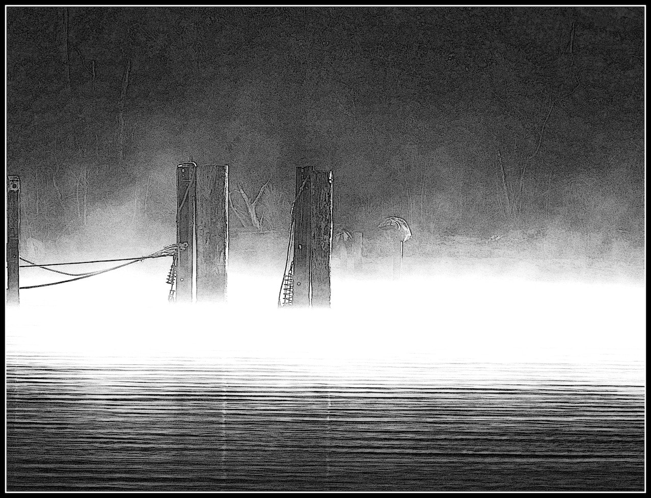 LEICA DG 100-400/F4.0-6.3 sample photo. Metung in the mist 4 photography