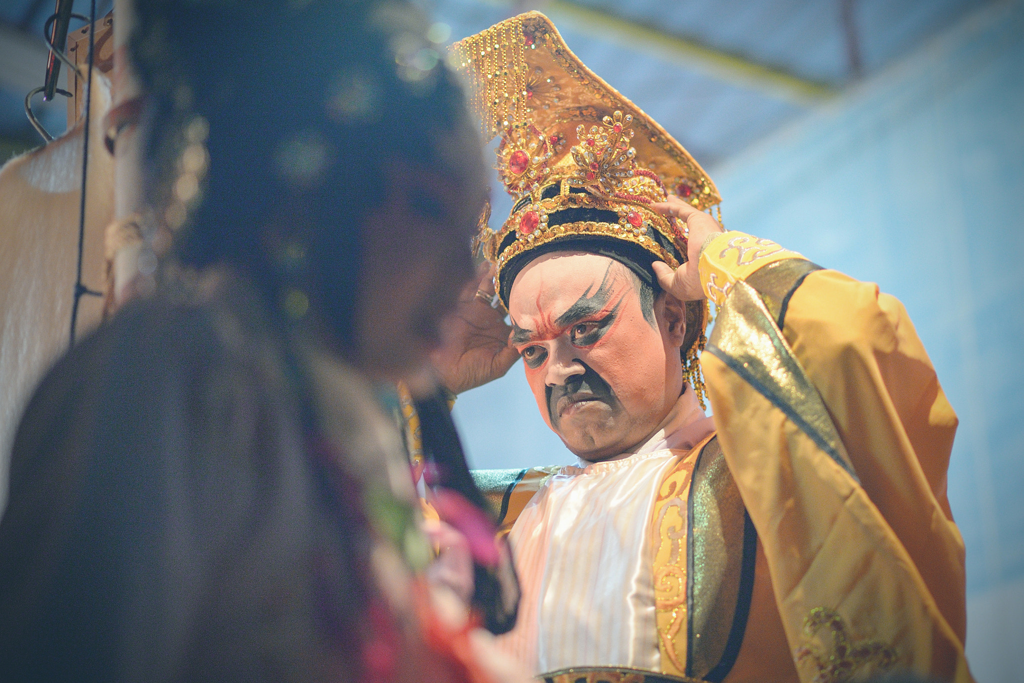 Nikon Df sample photo. Chinese opera photography