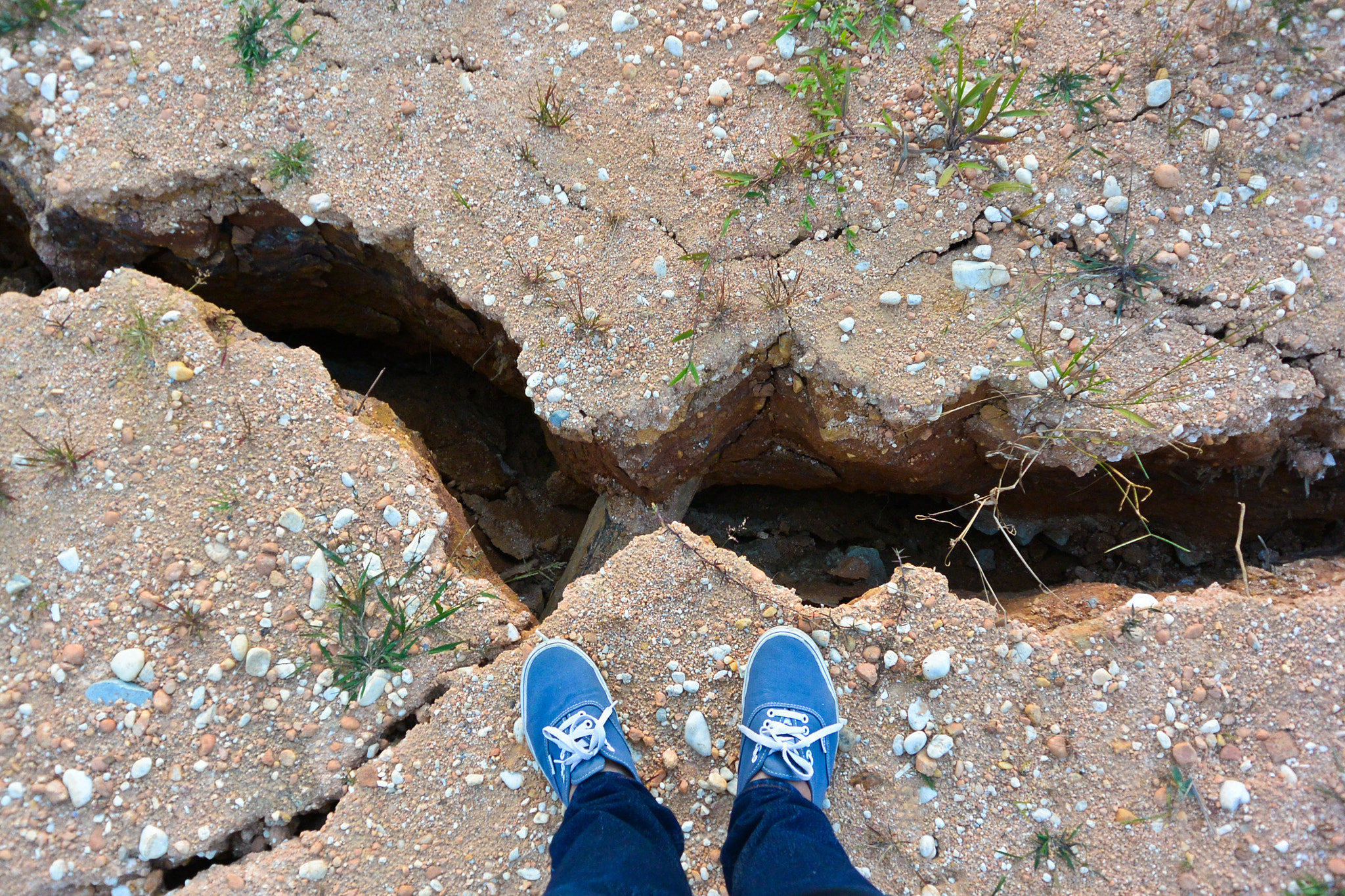 Nikon 1 J3 sample photo. Cracked soil. photography