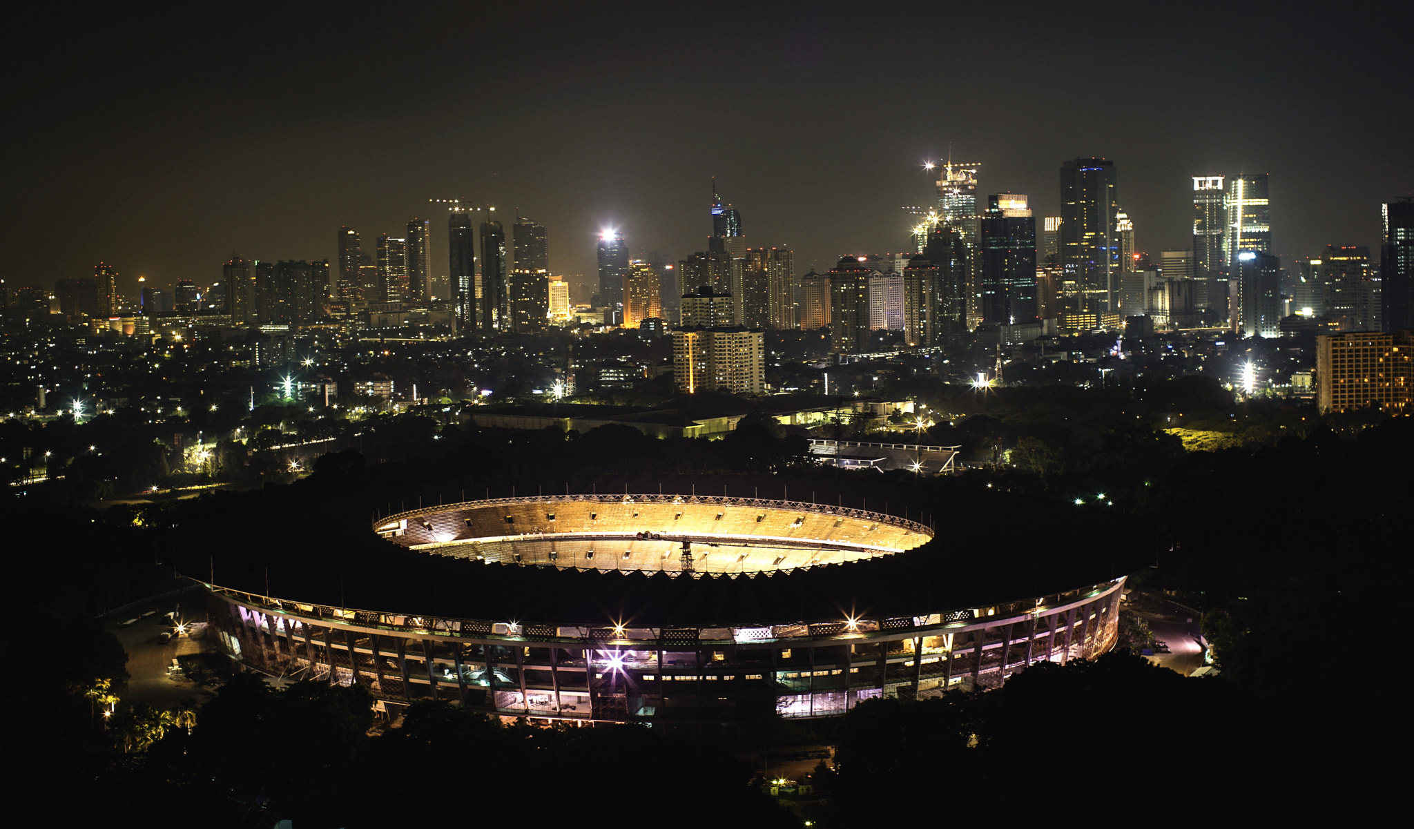 DT 40mm F2.8 SAM sample photo. Football field gelora bung karno - jakarta photography