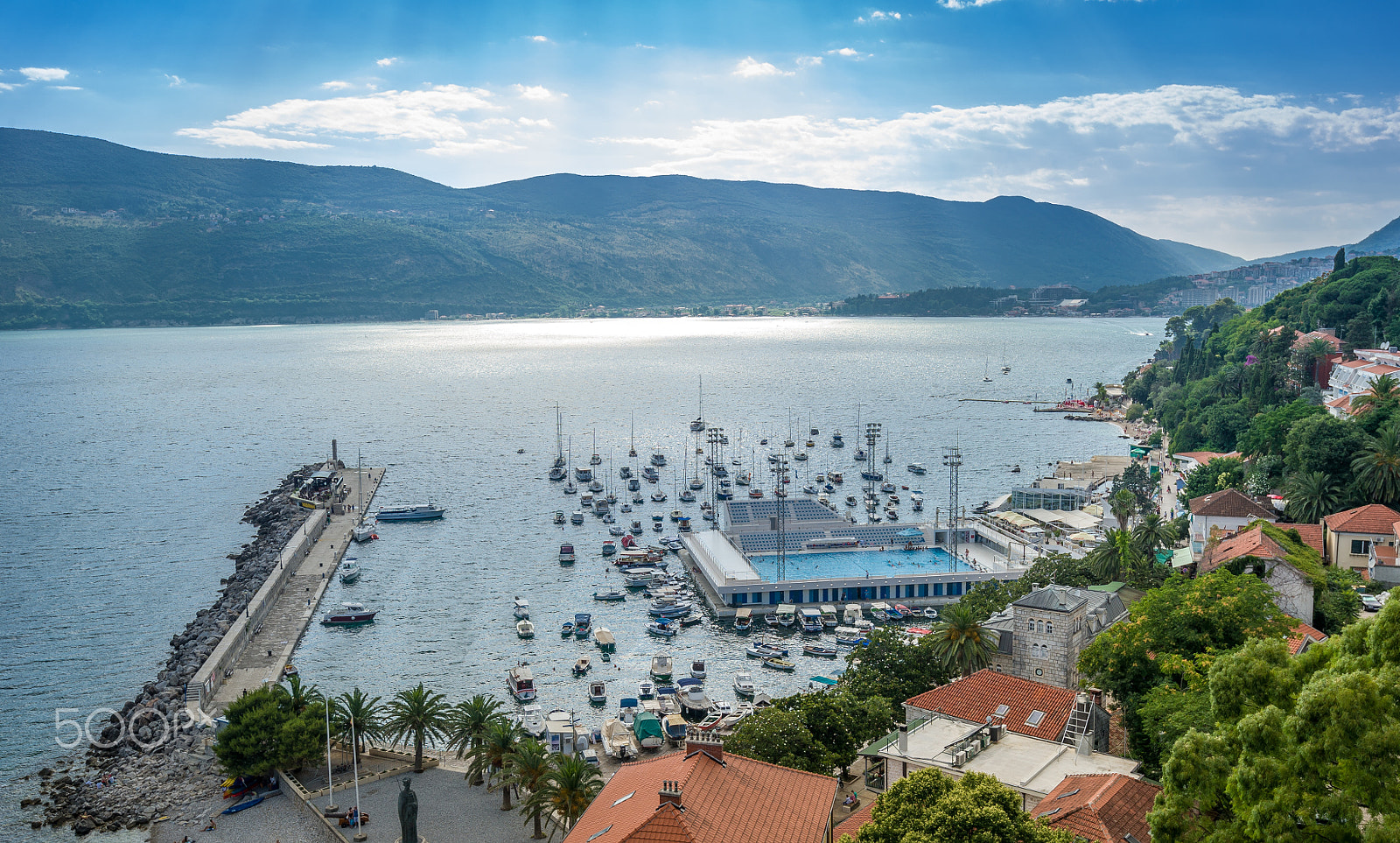 Nikon D3S sample photo. Herceg novi harbor photography
