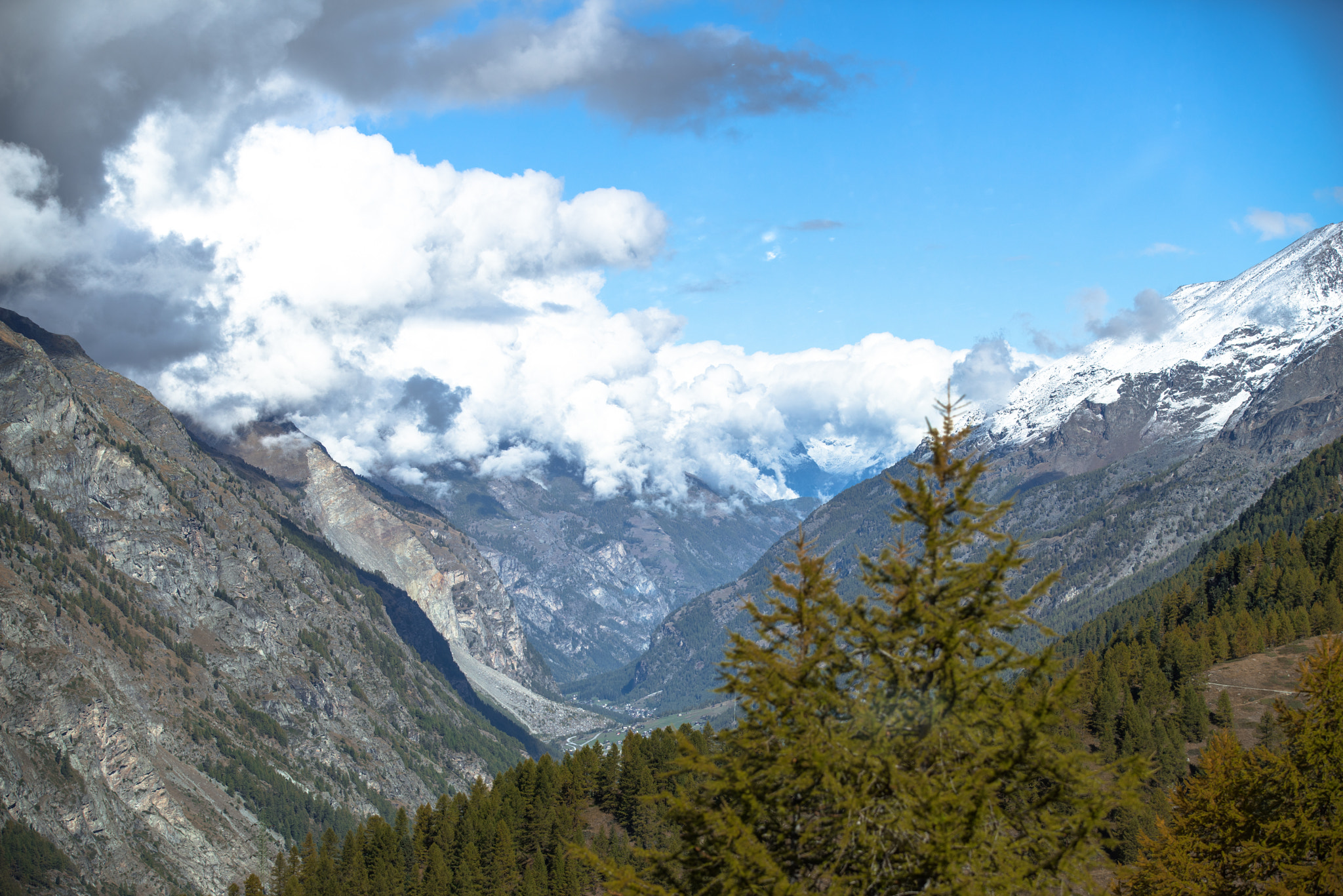 Sony a7R + Canon EF 70-200mm F2.8L IS II USM sample photo. Zermatt photography