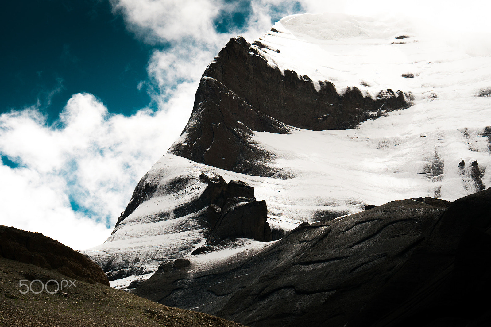 Panasonic Lumix DMC-GH4 + Panasonic Lumix G X Vario 35-100mm F2.8 OIS sample photo. Holy kailas fragment himalayas tibet yantra.lv photography