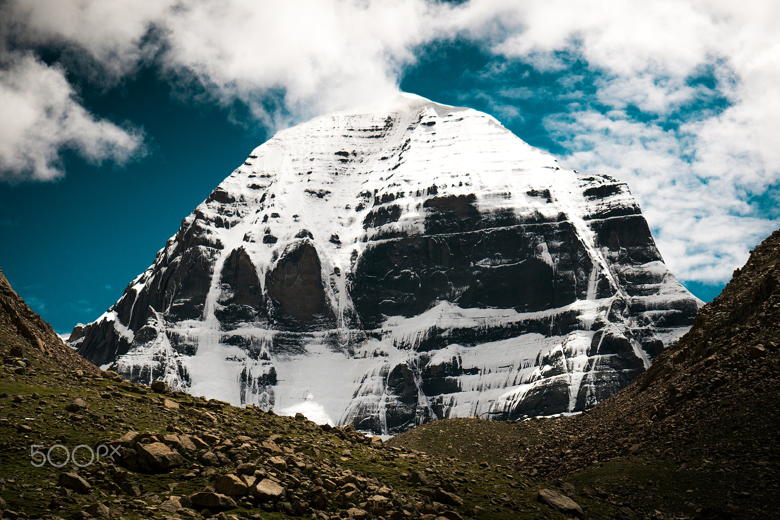 Panasonic Lumix DMC-GH4 + Panasonic Lumix G X Vario 35-100mm F2.8 OIS sample photo. Holy kailas north slop himalayas tibet yantra.lv photography