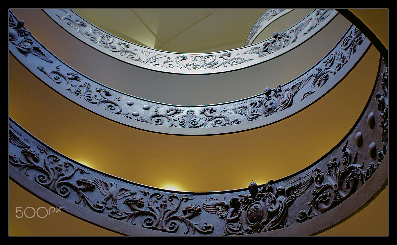 Canon EOS 650D (EOS Rebel T4i / EOS Kiss X6i) + Canon EF 28mm F1.8 USM sample photo. Vatican stairways photography