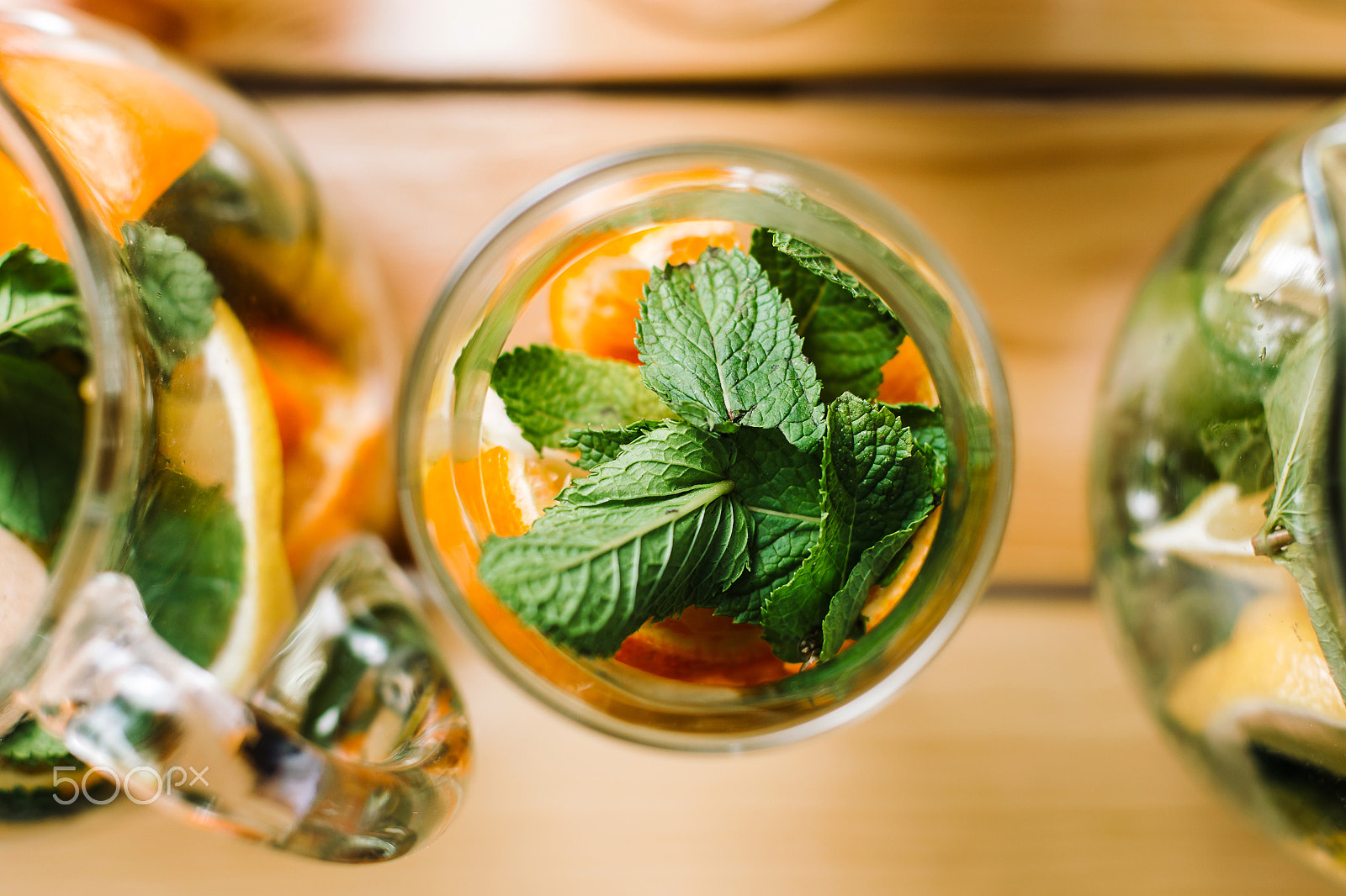 Canon EOS-1D Mark IV sample photo. Cocktail with orange and mint. photography