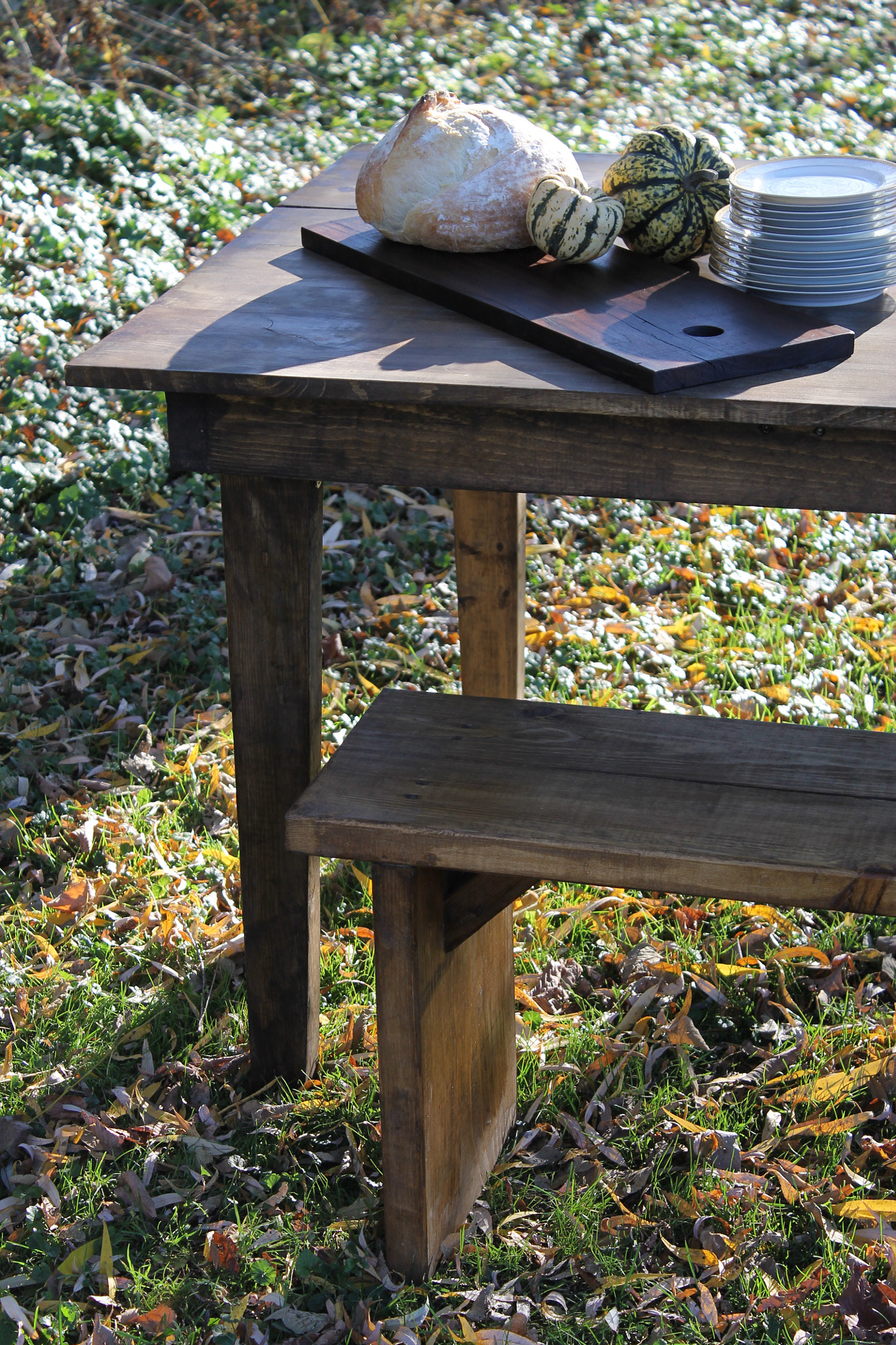 Canon EF-S 18-55mm F3.5-5.6 IS II sample photo. Farmhouse table #1 photography