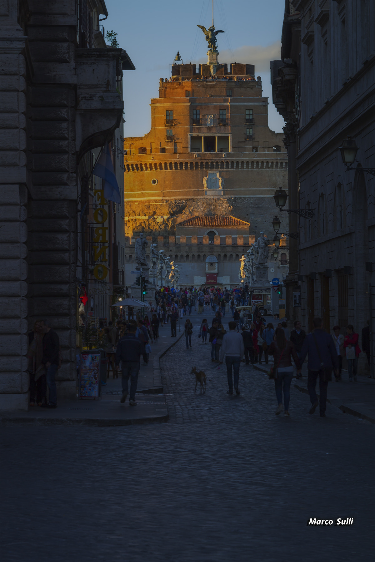 Canon EOS 1200D (EOS Rebel T5 / EOS Kiss X70 / EOS Hi) + Canon EF 24-105mm F4L IS USM sample photo. Castel sant'angelo photography