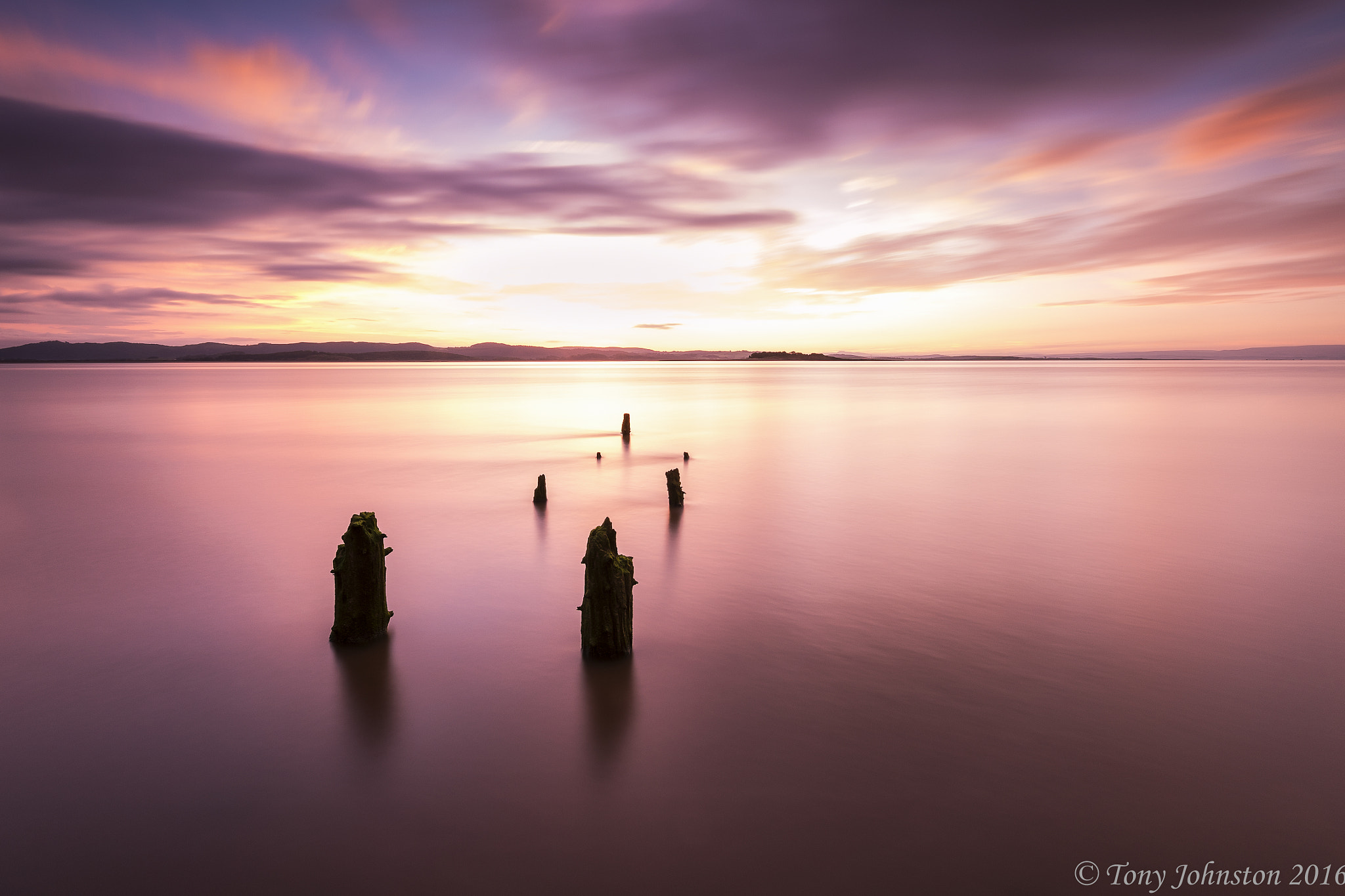 Sigma AF 10-20mm F4-5.6 EX DC sample photo. Priory point old jetty posts, morecombe bay photography