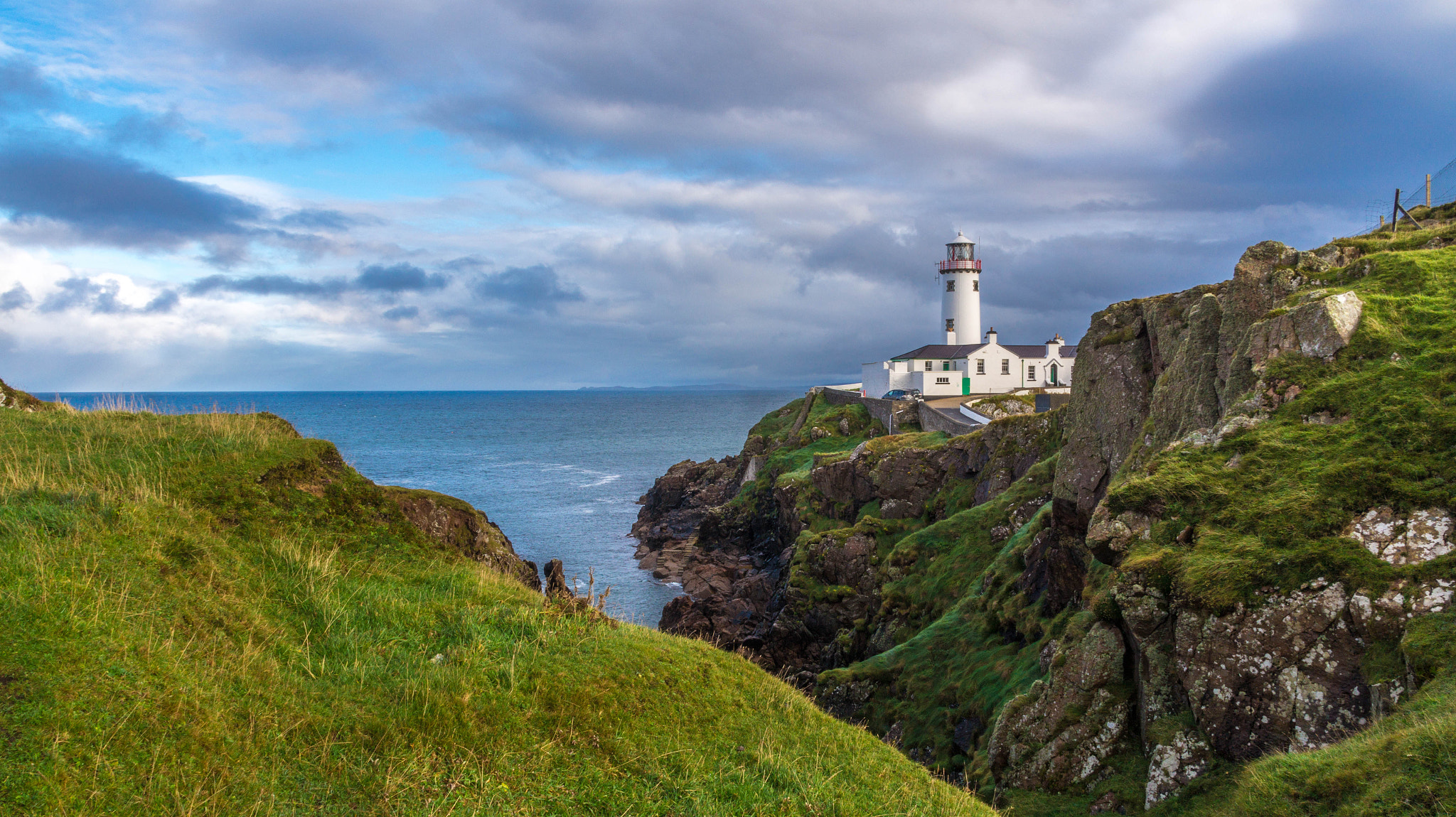 Sony SLT-A58 + Sigma 18-200mm F3.5-6.3 DC sample photo. Fanad lighthouse donegal ireland photography