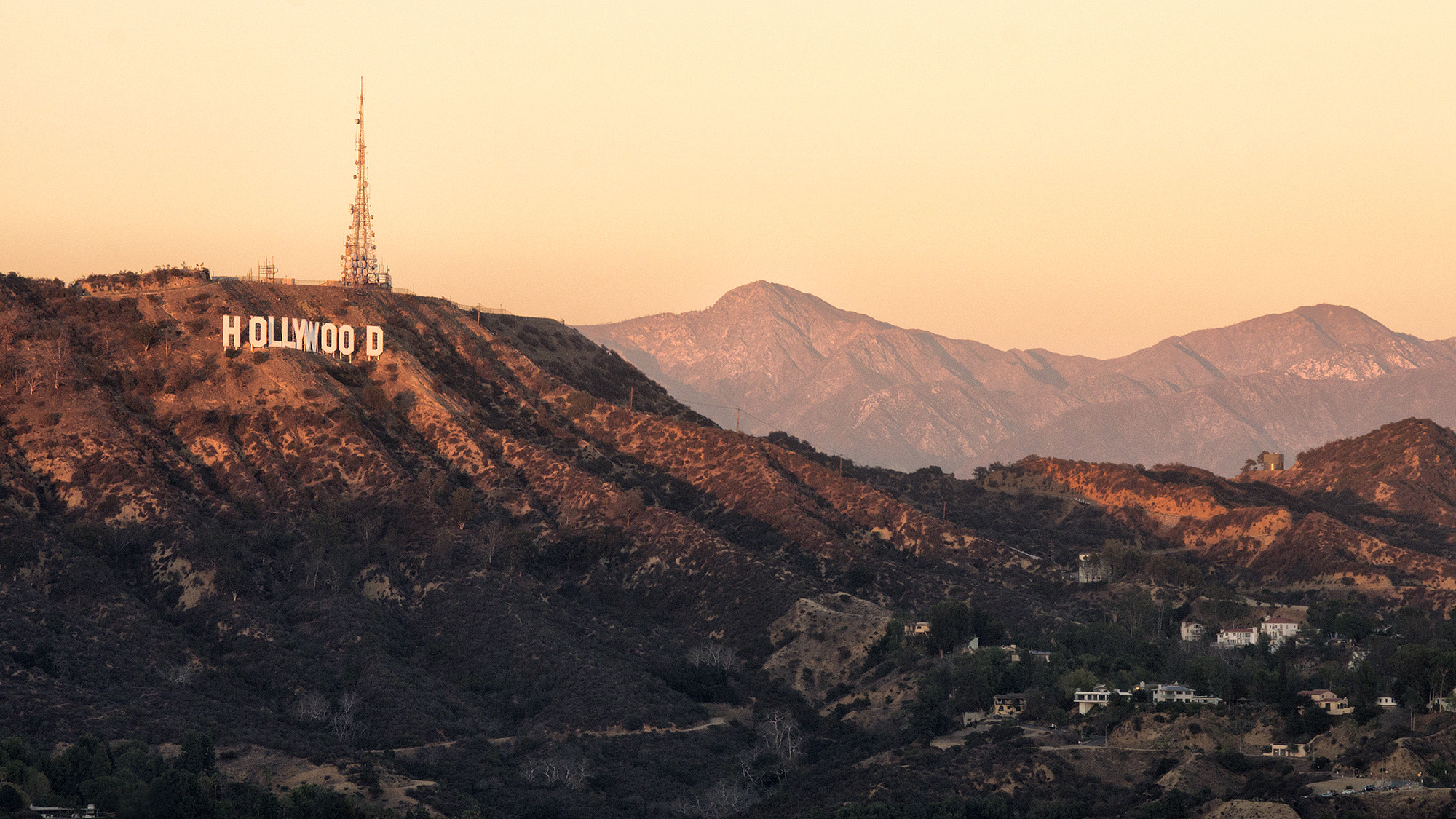 Sony E 18-200mm F3.5-6.3 OSS sample photo. Hollywood sunset photography