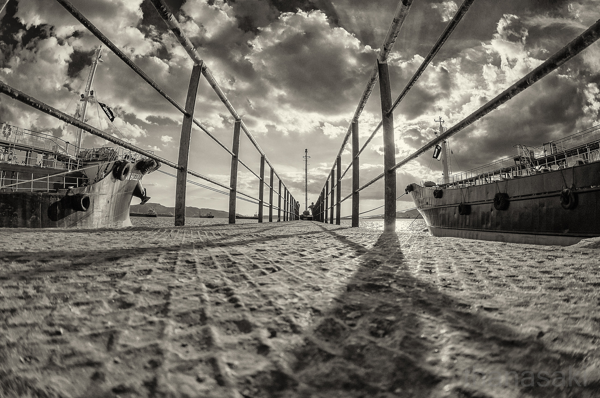 Nikon AF DX Fisheye-Nikkor 10.5mm F2.8G ED sample photo. Oil jetty iv photography