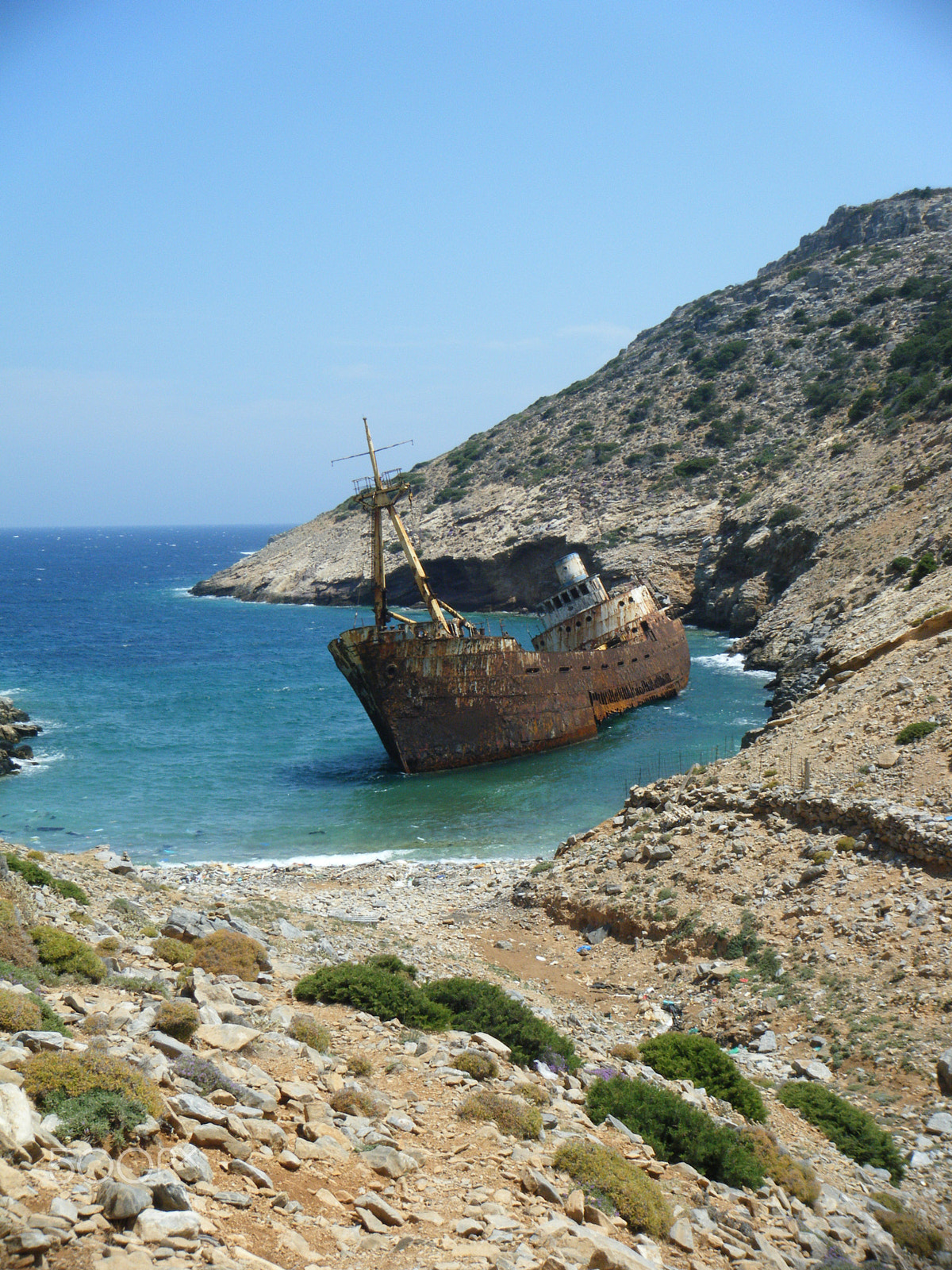 Fujifilm FinePix Z33WP sample photo. Greek islands photography