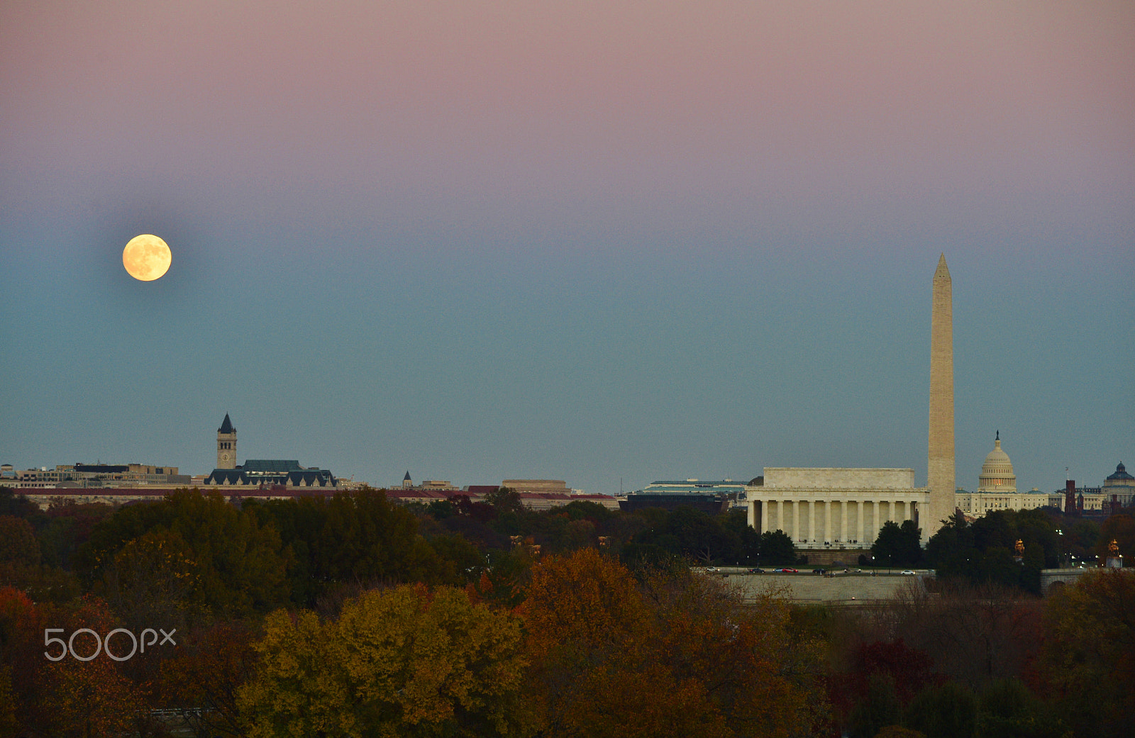 Nikon Df sample photo. Super moon rise photography