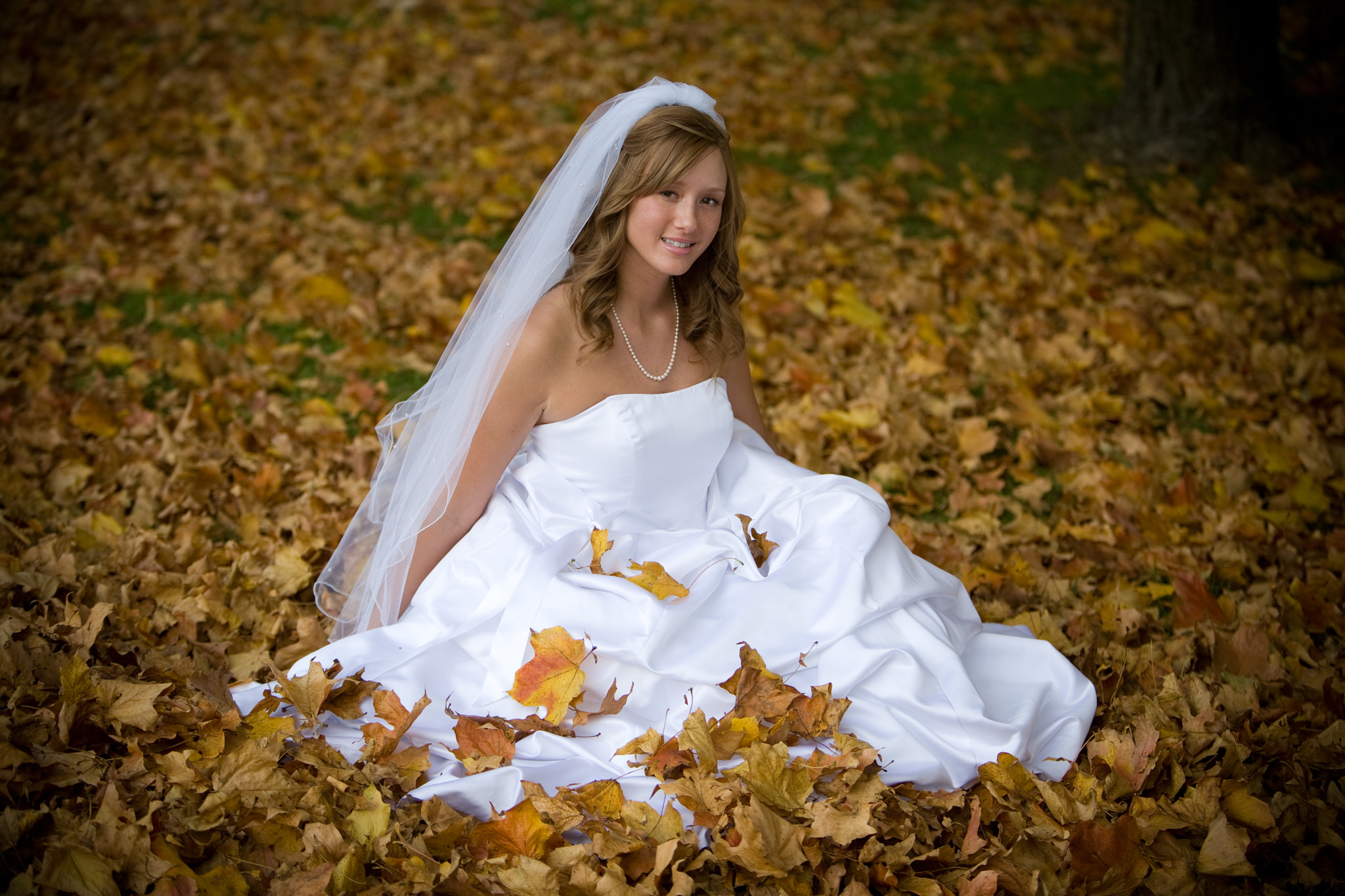 Canon EF 70-200mm F2.8L IS USM sample photo. Autumn bride photography