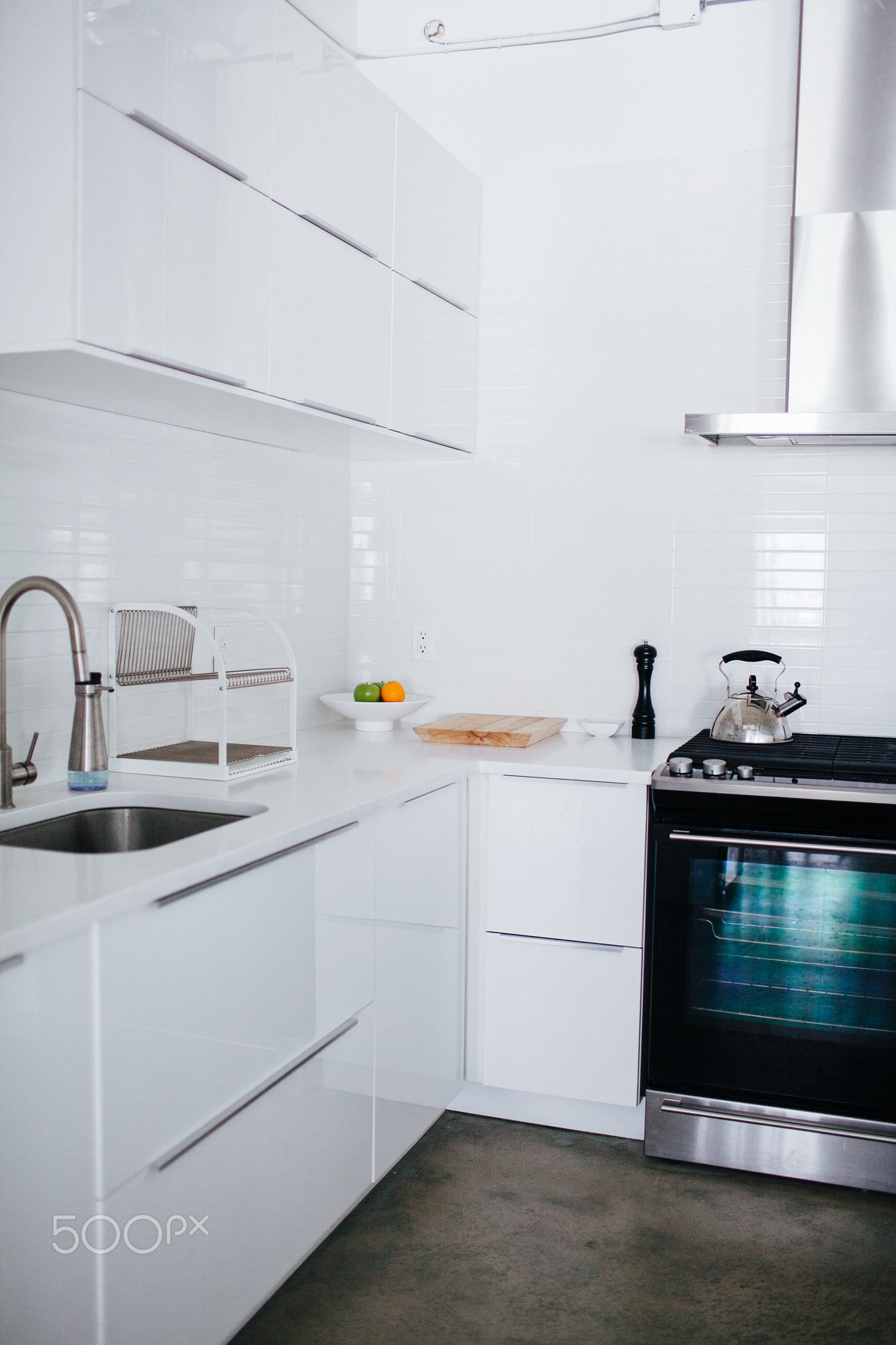 A modern kitchen