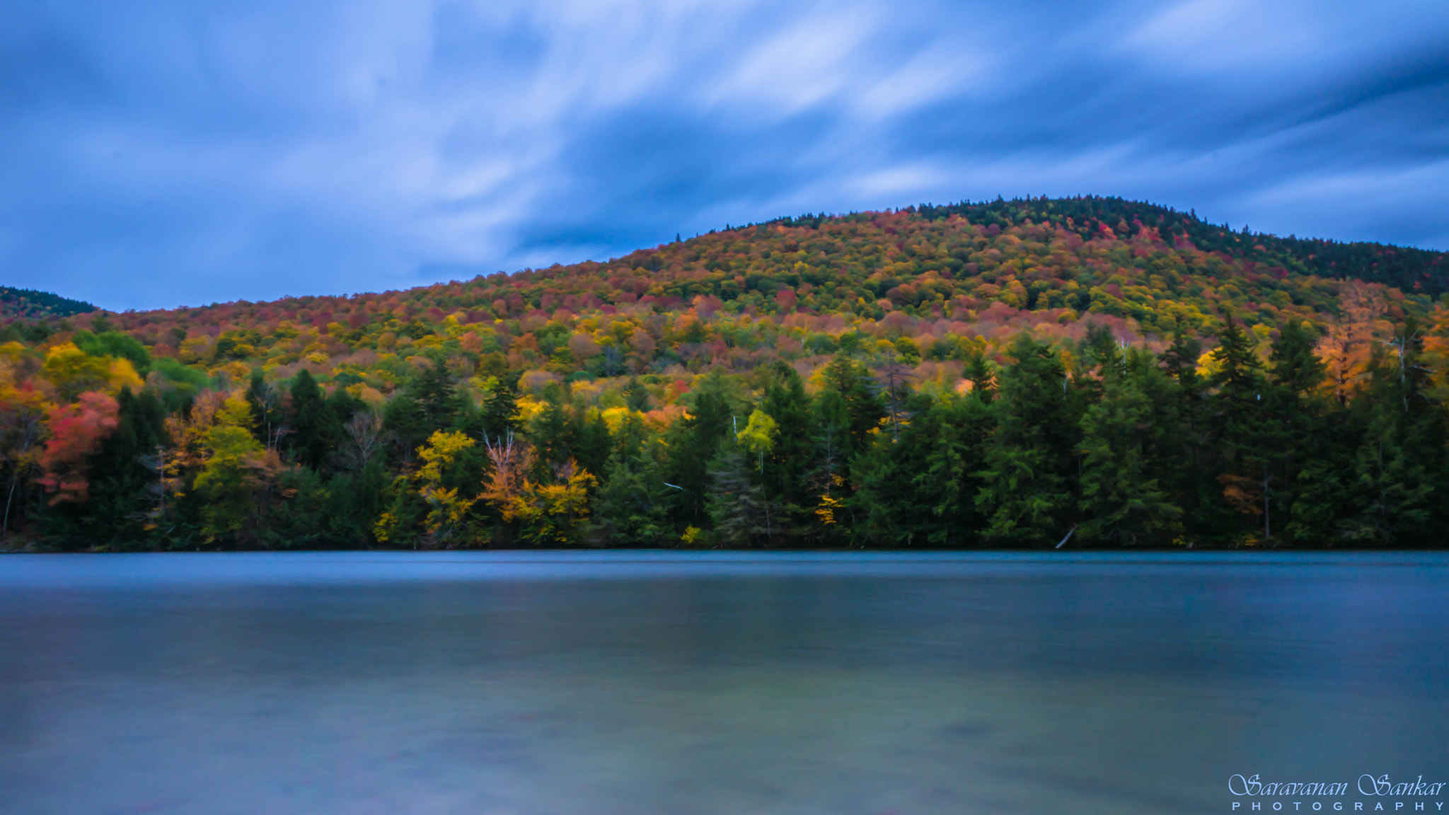 Sony SLT-A65 (SLT-A65V) sample photo. Fall colors - long exposure photography