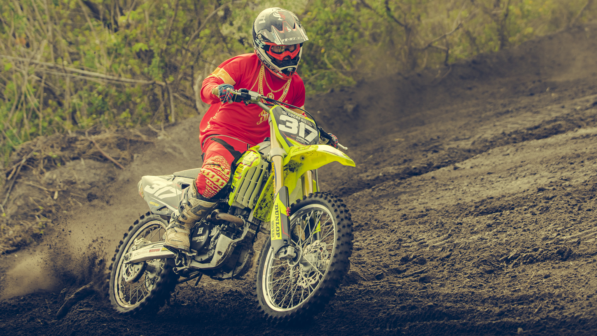 AF-S Zoom-Nikkor 80-200mm f/2.8D IF-ED sample photo. Motocross photography