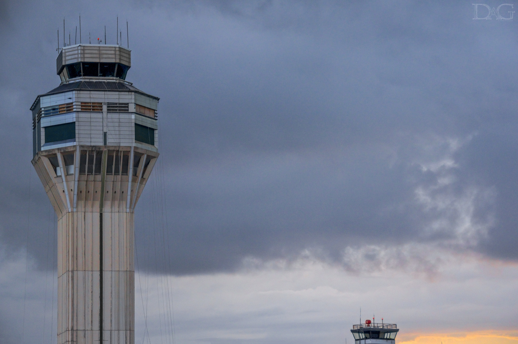 Sony SLT-A77 sample photo. Airport tower photography