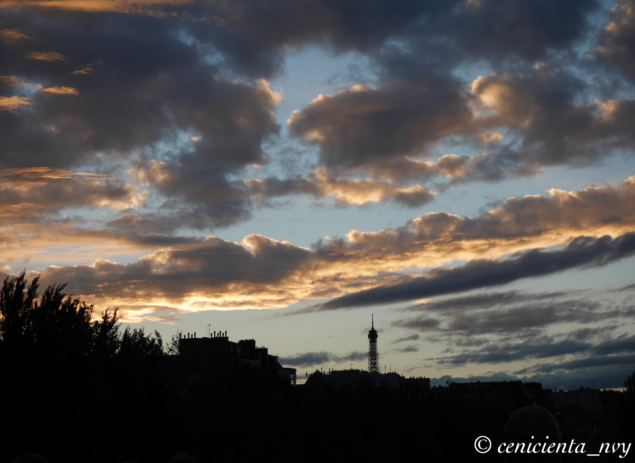 Panasonic Lumix DMC-GX7 sample photo. Eiffel tower silhouette photography
