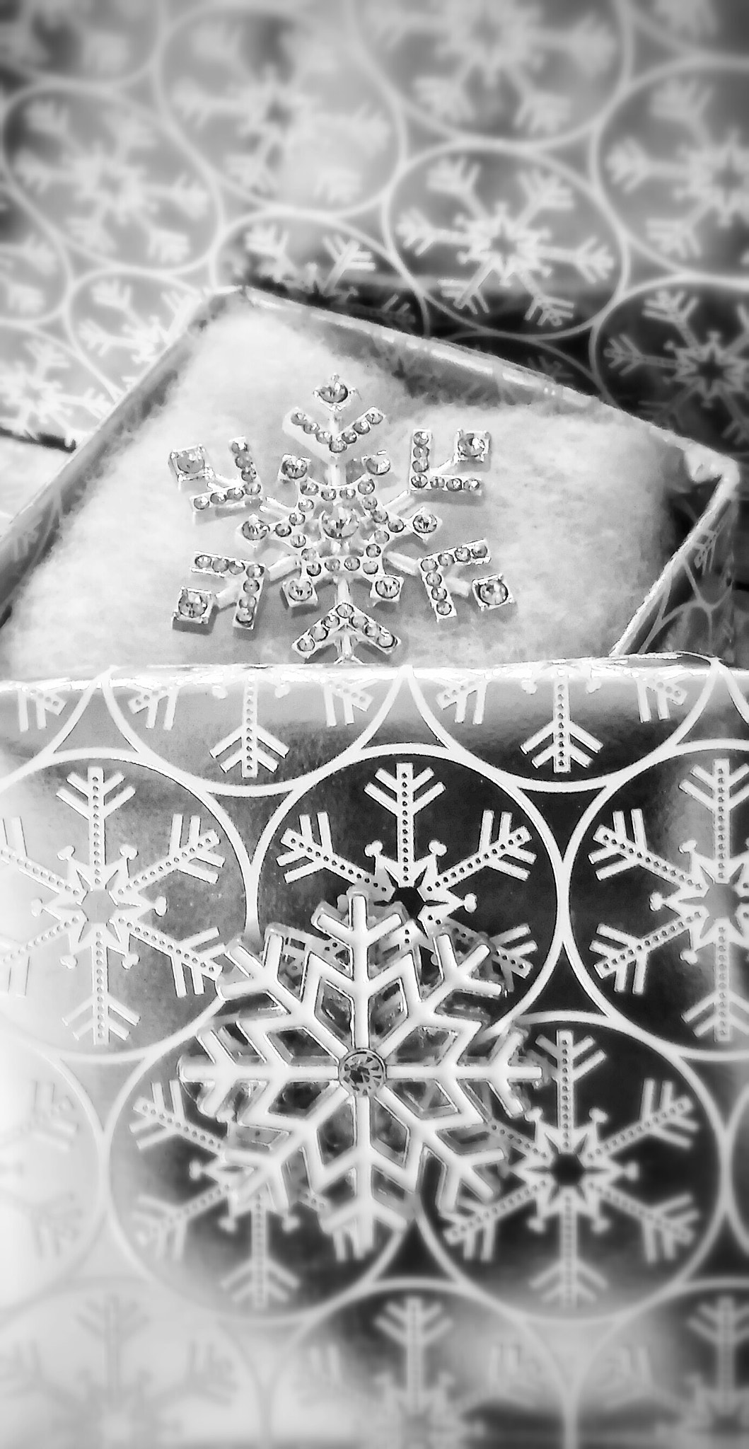 LG VOLT II sample photo. Silver snowflake photography