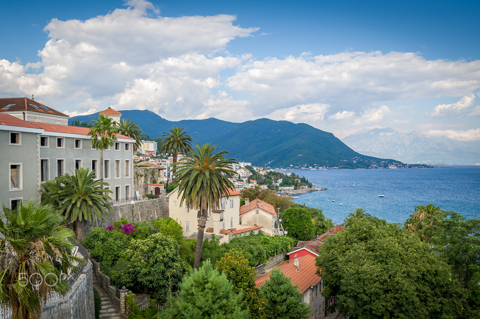 Nikon D3S sample photo. Herceg novi and the bay of kotor landscape photography
