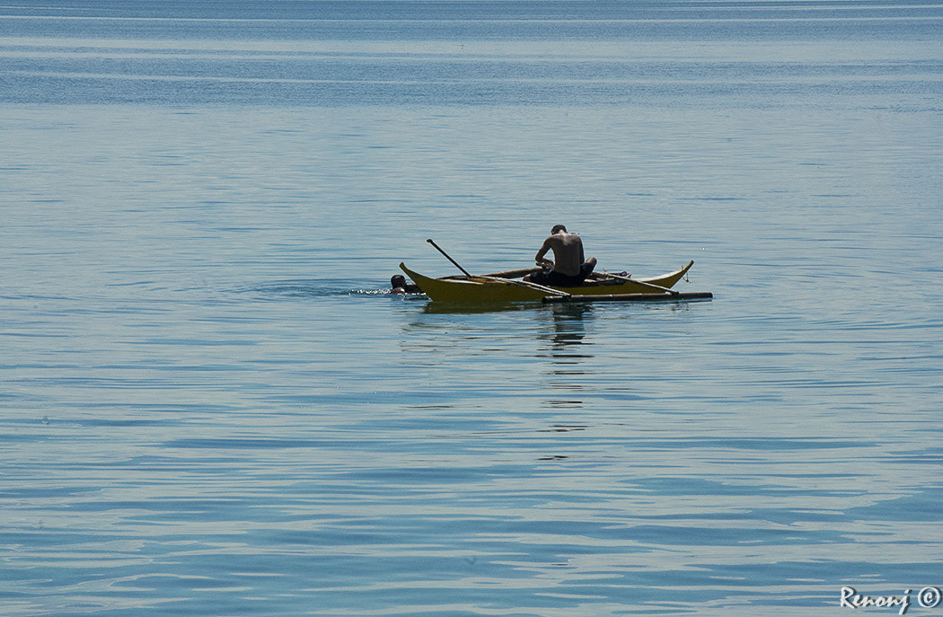 Pentax K-3 + smc Pentax-DA L 50-200mm F4-5.6 ED WR sample photo. Fishing by the tanon strait, alegria, cebu photography