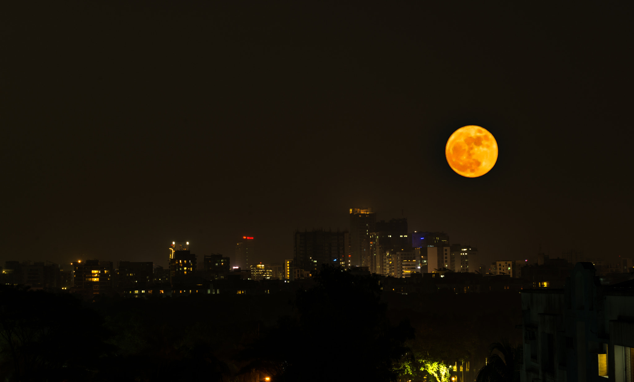 Nikon D800 sample photo. Supermoon photography