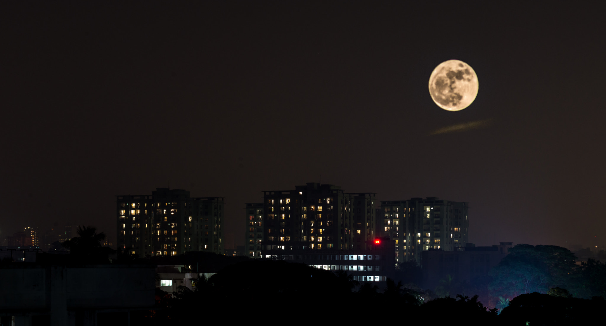 Nikon D800 sample photo. Supermoon photography