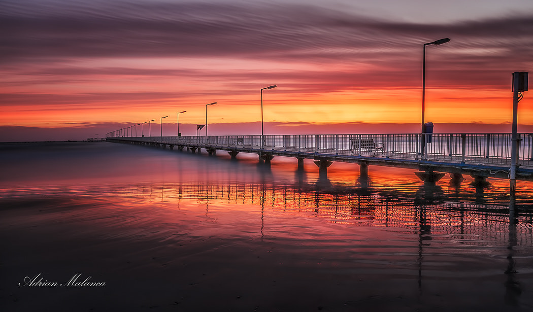 Sony Alpha NEX-6 sample photo. Sunrise over the  bridge photography