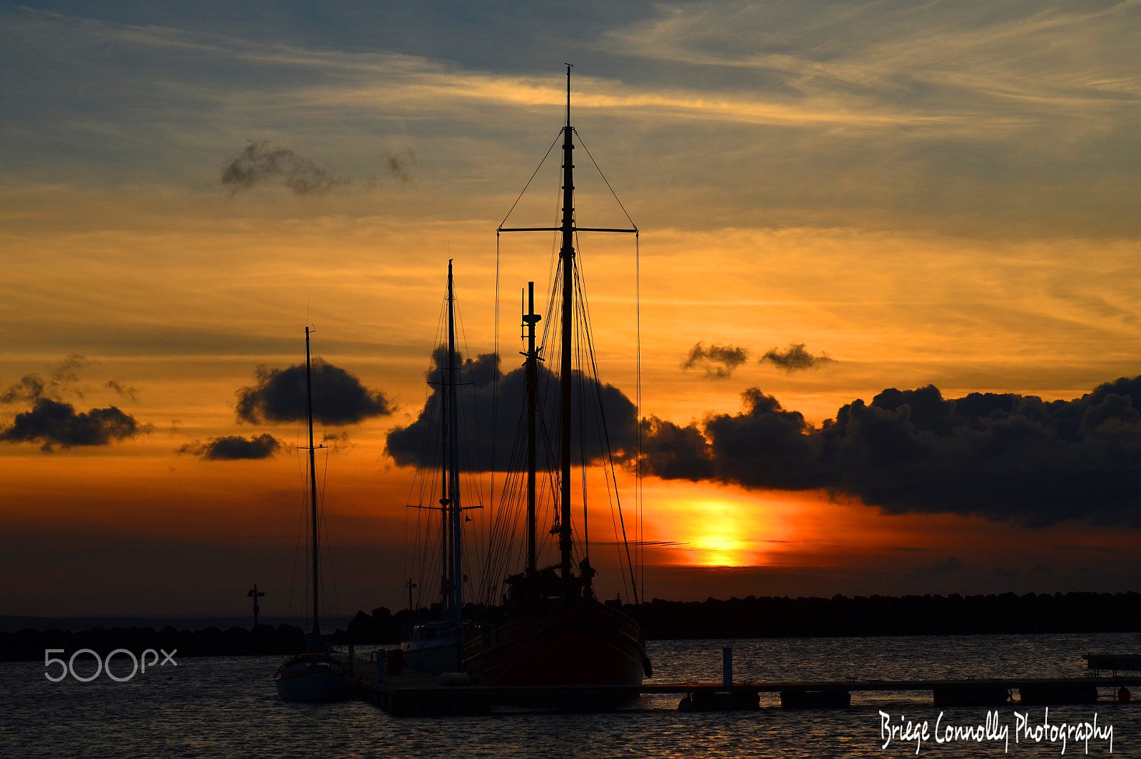Nikon D5100 sample photo. Sunset on rathlin island ireland photography
