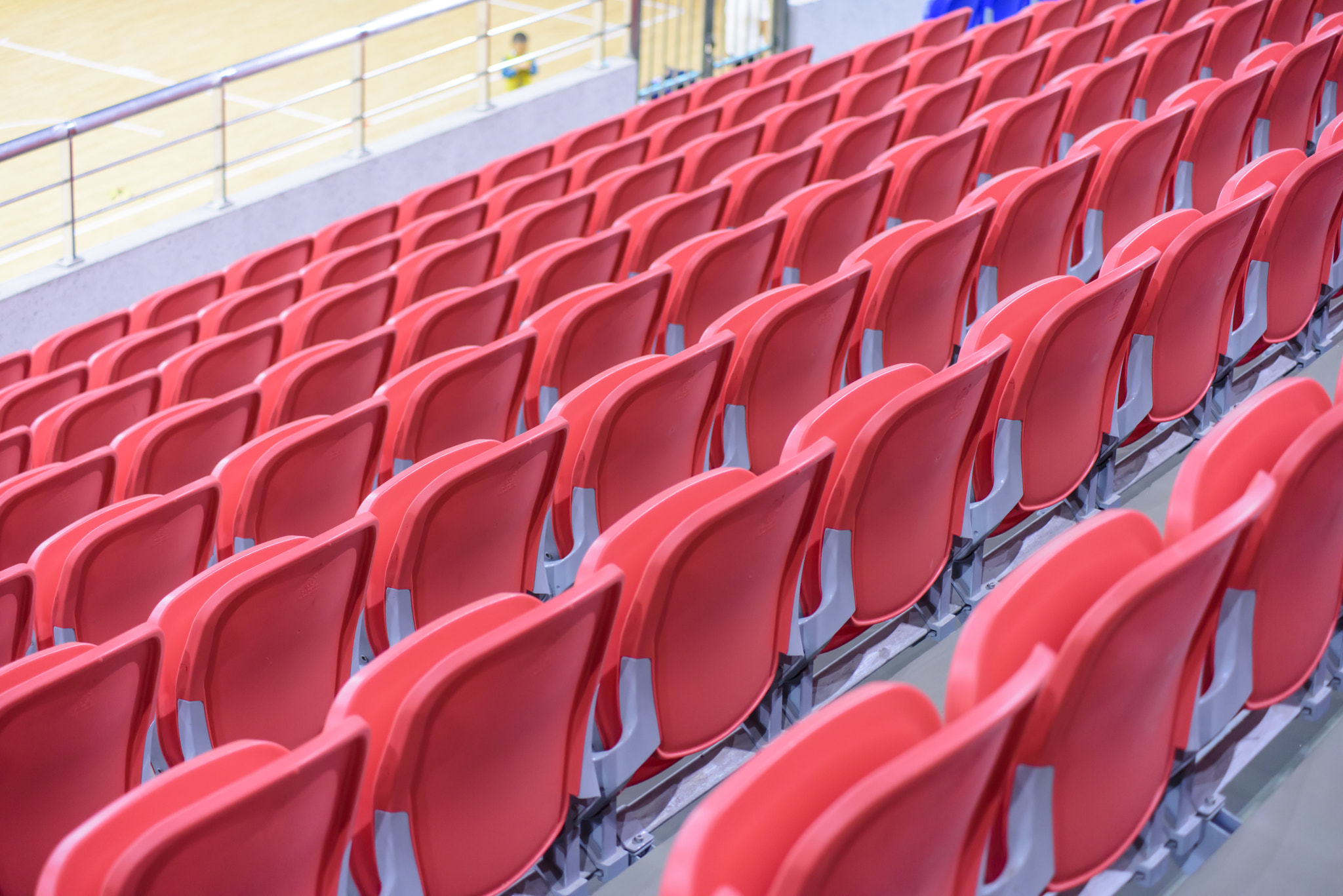 AF Zoom-Nikkor 70-210mm f/4 sample photo. The stadium chairs photography