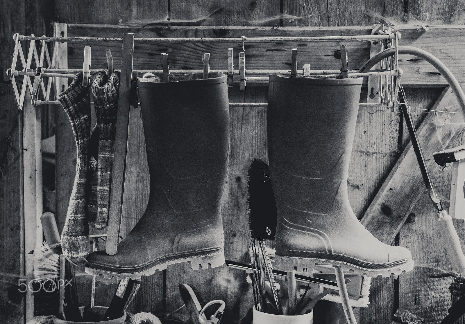 Canon EOS M sample photo. Rain boots photography