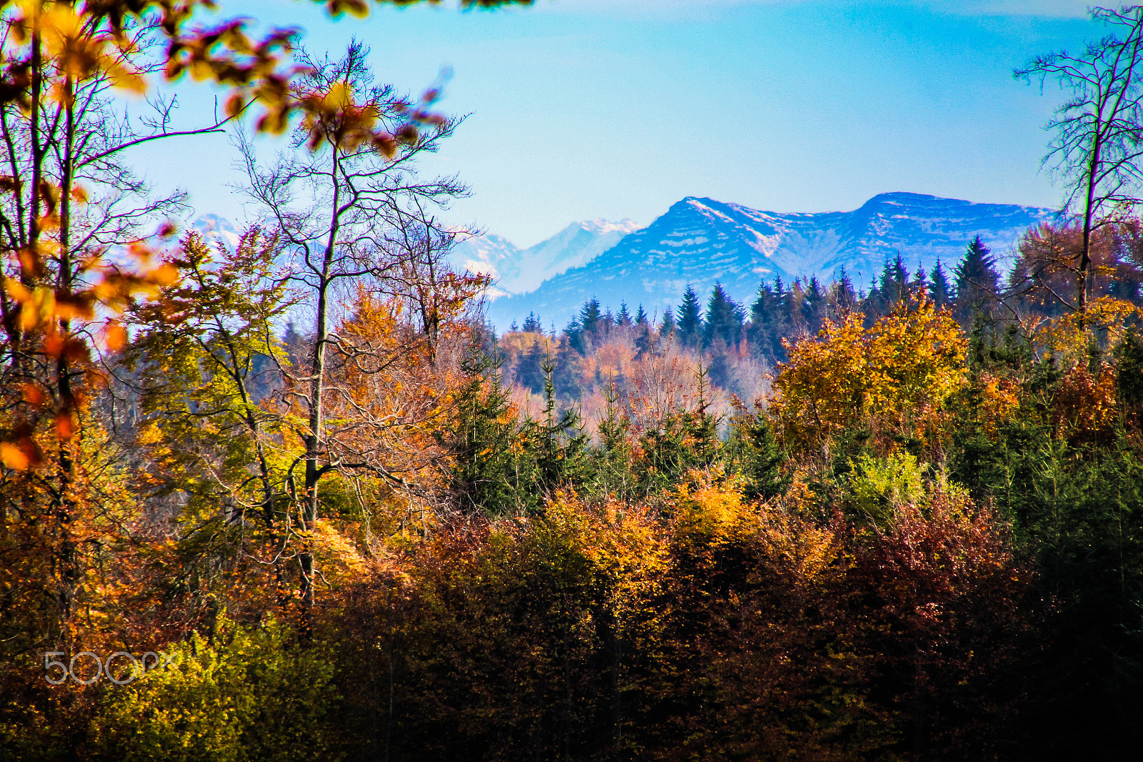 Canon EOS M + Tamron 16-300mm F3.5-6.3 Di II VC PZD Macro sample photo. Landscape bavaria in autumn photography