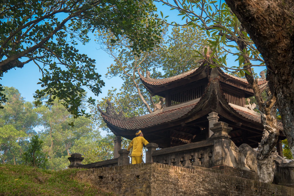 Nikon AF Nikkor 24-85mm F2.8-4D IF sample photo. The monk of co loa photography