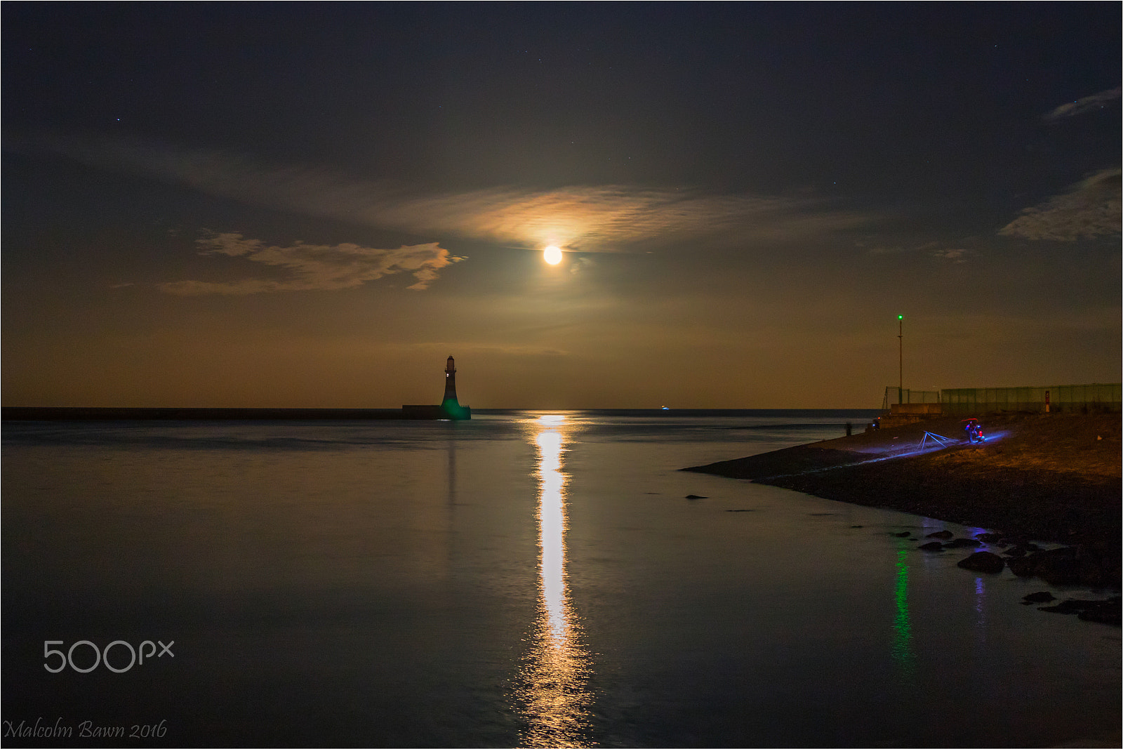 Canon EOS 760D (EOS Rebel T6s / EOS 8000D) + Canon EF 24-105mm F4L IS USM sample photo. Moonlight harbour photography