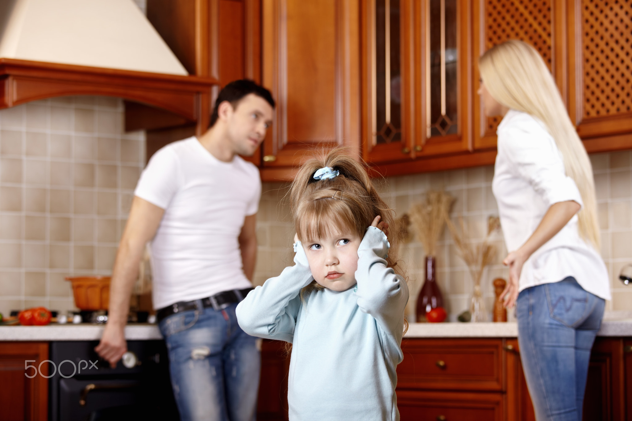 Quarrel of parents