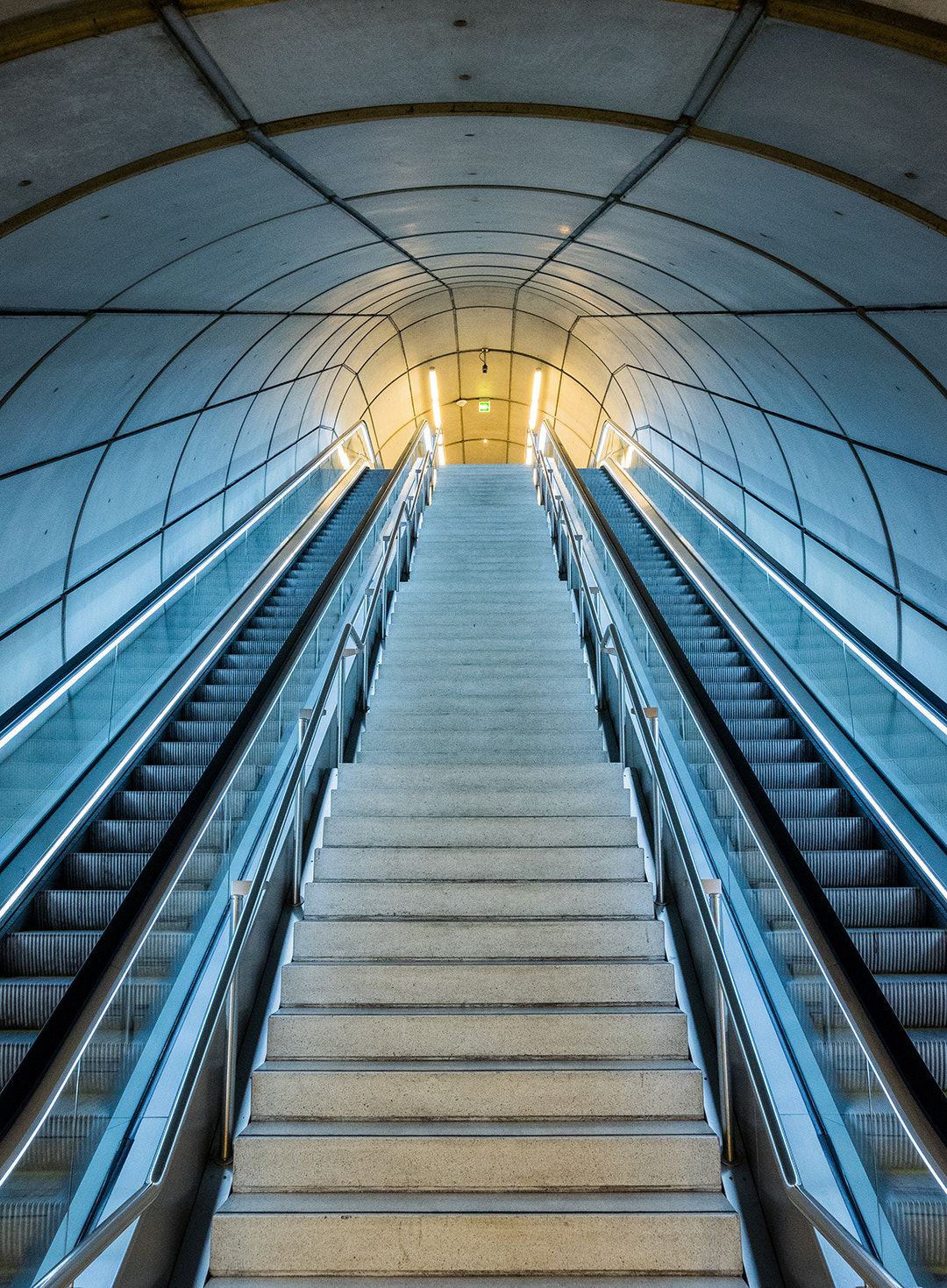 OLYMPUS 14-54mm Lens sample photo. Stairs to the future photography