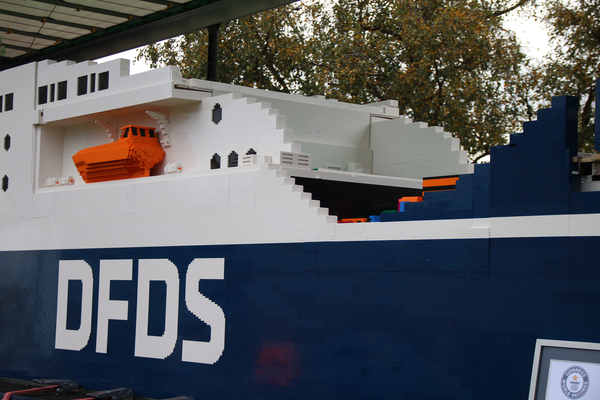 Sigma 18-125mm F3.8-5.6 DC OS HSM sample photo. Worlds largest lego ship photography