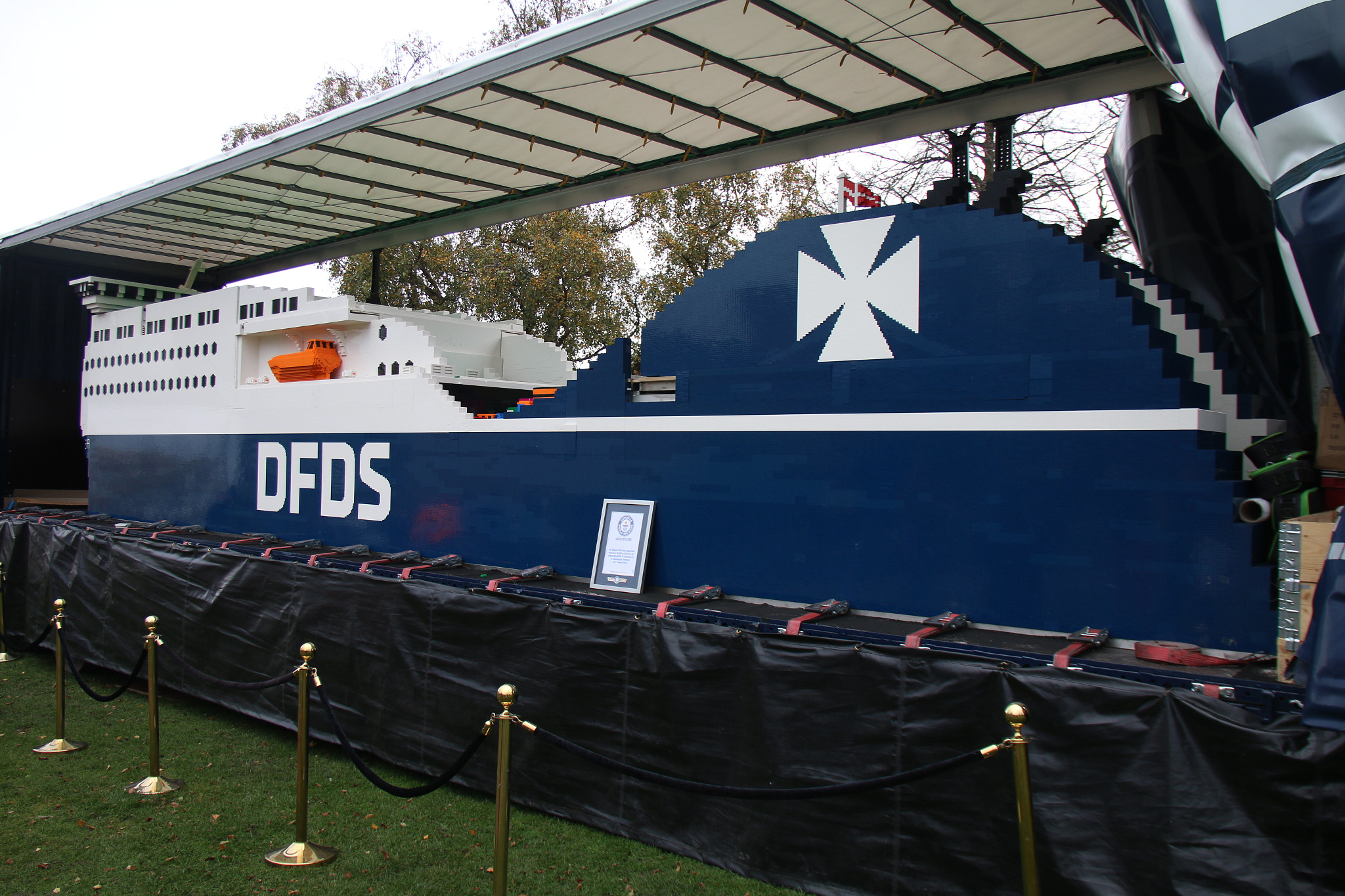 Sigma 18-125mm F3.8-5.6 DC OS HSM sample photo. Worlds largest lego ship photography
