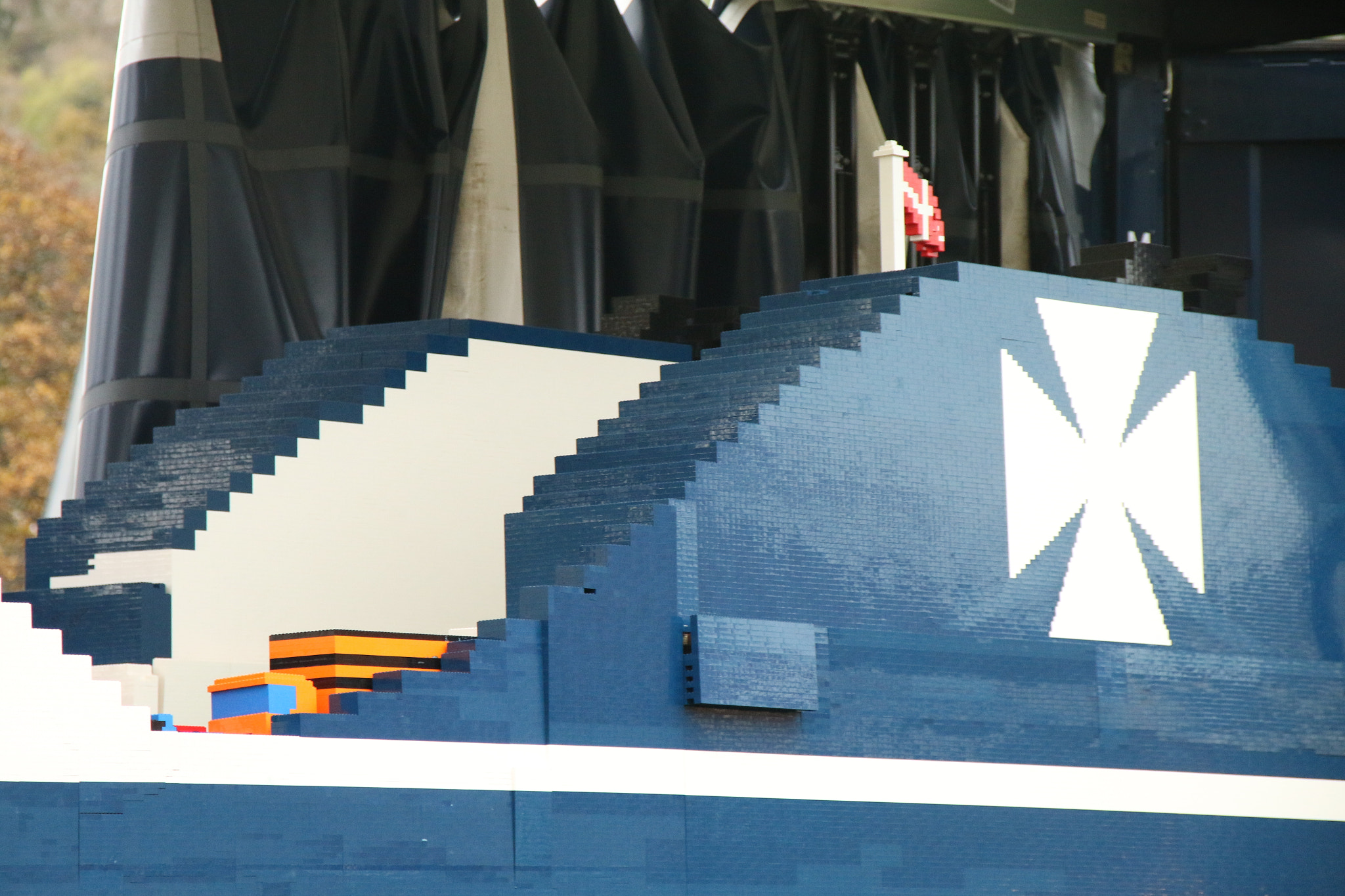 Sigma 18-125mm F3.8-5.6 DC OS HSM sample photo. Worlds largest lego ship photography