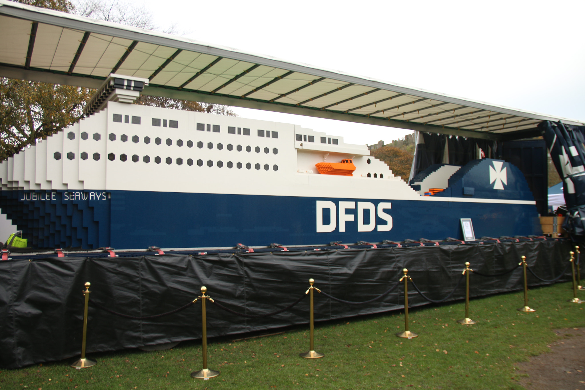 Sigma 18-125mm F3.8-5.6 DC OS HSM sample photo. Worlds largest lego ship photography